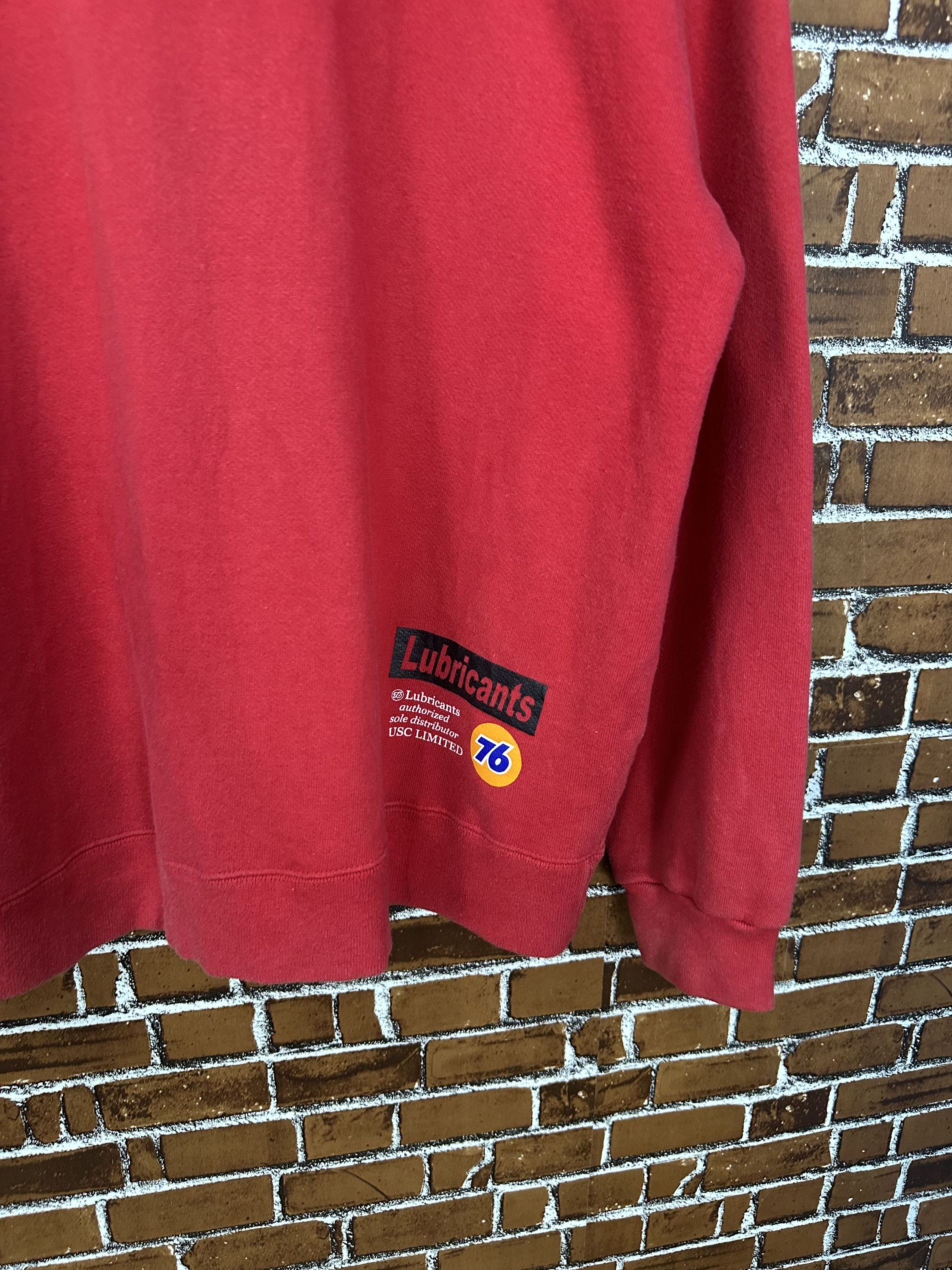 YELLOW CORN Vintage Union 76 Lubricant Yellow Corn Hoodie Z499 Size US L / EU 52-54 / 3 - 9 Thumbnail