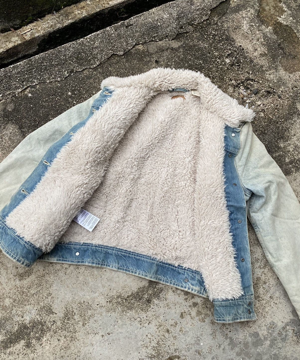 Levi's Vintage Levis Acid Wash Denim Trucker Jacket Size L / US 10 / IT 46 - 7 Thumbnail