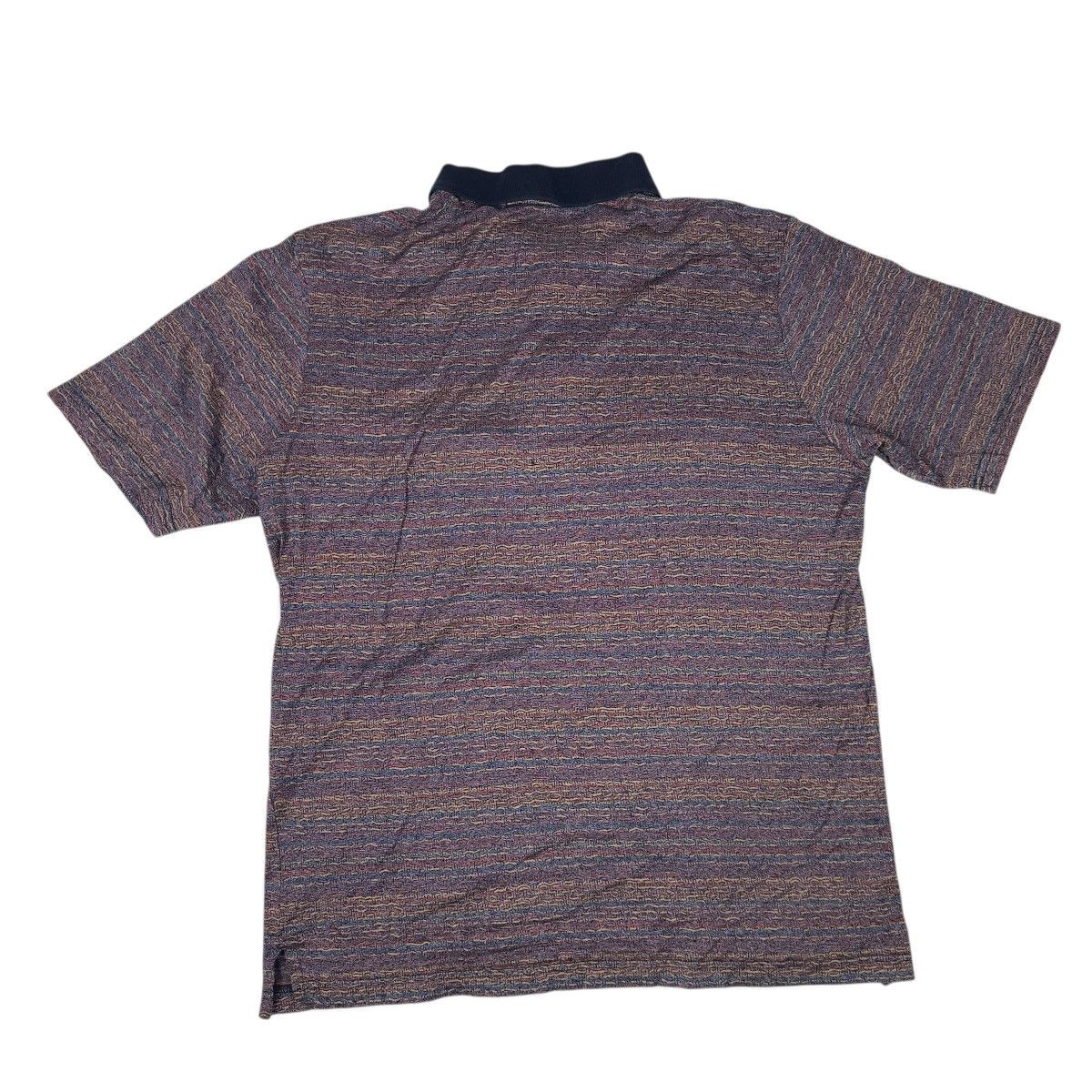 BUGATCHI Bugatchi Uomo Polo Shirt Multicolor Golf Short Sleeve Size US XL / EU 56 / 4 - 4 Thumbnail