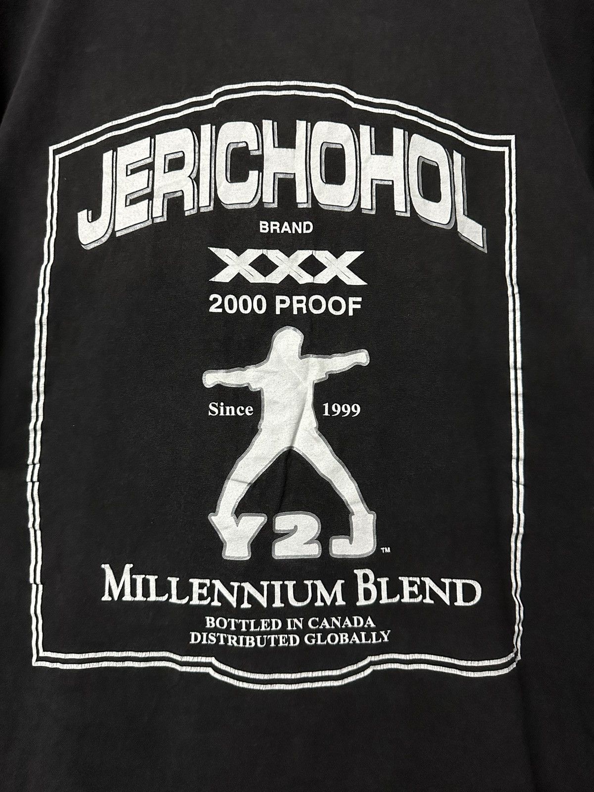 Vintage × WCW/nWo × WWF Vintage Jerichohol Y2j Wwf Faded Oversize Tee Size US XXL / EU 58 / 5 - 3 Thumbnail