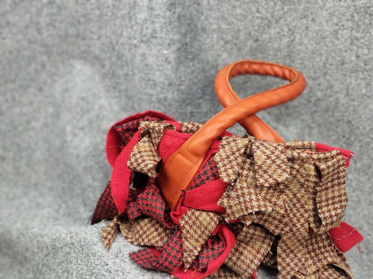 Harris Tweed Vintage Handmade Harris Tweed Women's bag with one handle Size ONE SIZE - 7 Thumbnail