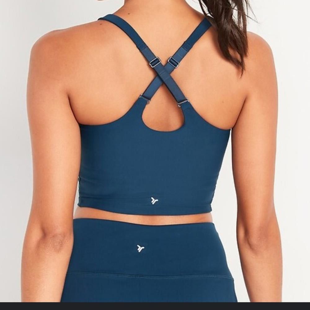 Old Navy Old Navy Light Support PowerSoft Longline Sports Bra Size XL / US 12-14 / IT 48-50 - 1 Thumbnail