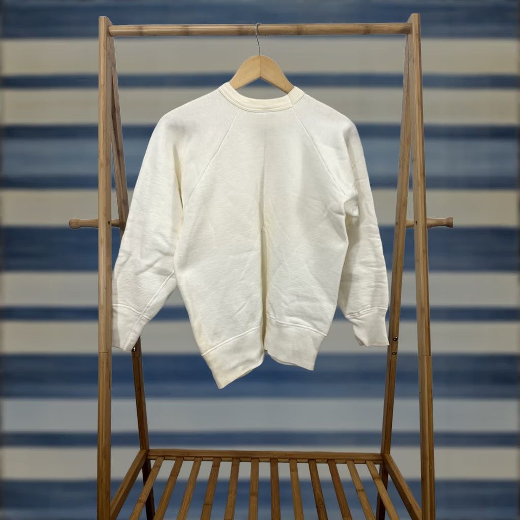 Hanes VTG Hanes Wind Shield Raglan Sweatshirt Crewneck Thick Cream L Mens 50s 42-44 Size L Size US L / EU 52-54 / 3 - 1 Thumbnail