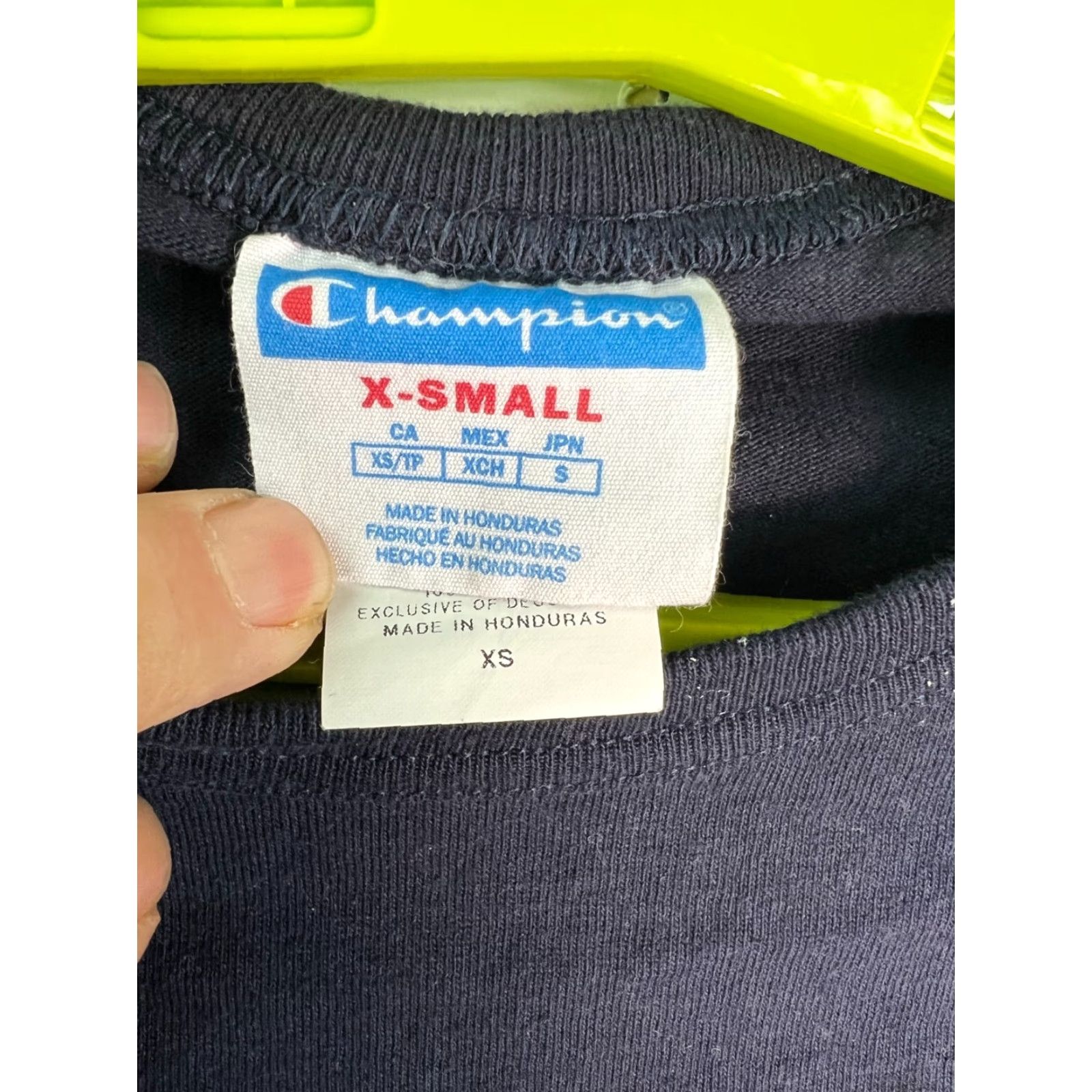 Champion Champion Logo Mens T Shirt Short Sleeve Teal Blue XS Size US XS / EU 42 / 0 - 4 Thumbnail