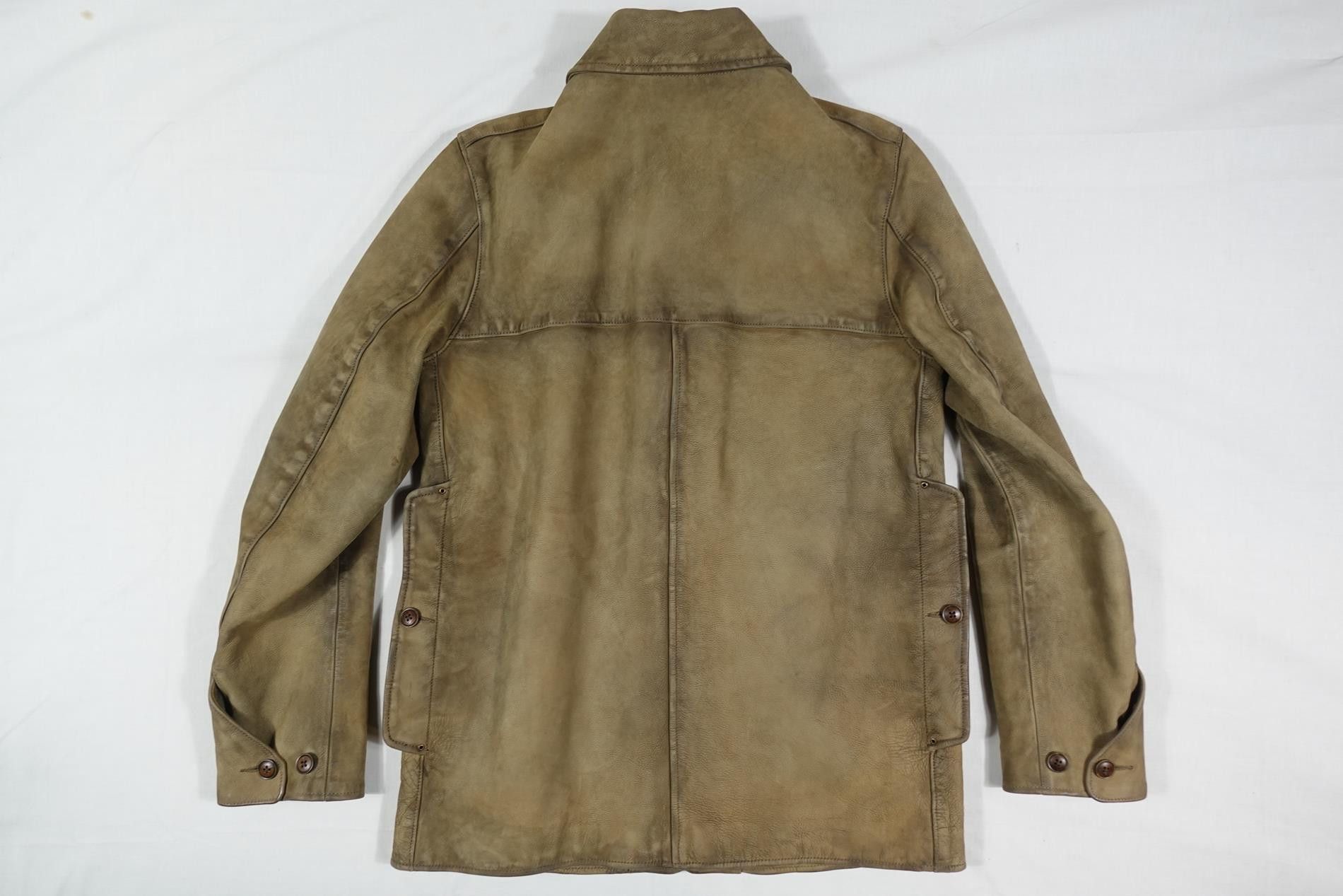 RRL Ralph Lauren RRL Double Ralph Lauren Jacket Coat Leather Brown Western S Size US S / EU 44-46 / 1 - 2 Thumbnail