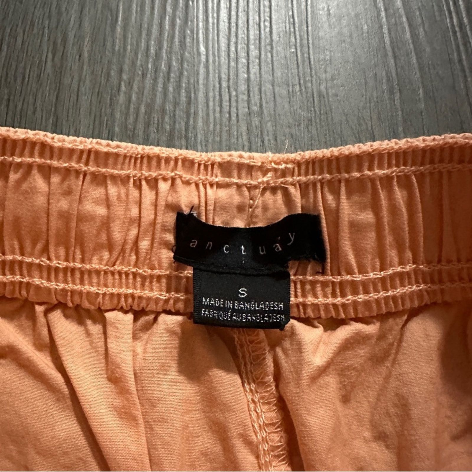 Sanctuary Sanctuary Light Orange High Rise Pull-On Drawstring Shorts Size 27" / US 4 / IT 40 - 4 Thumbnail