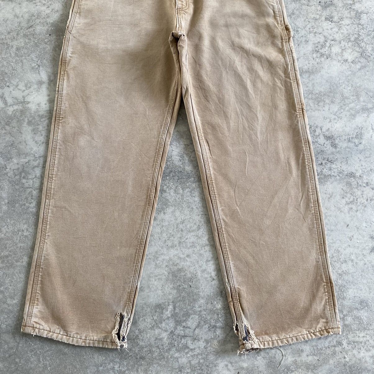 Carhartt Vintage Carhartt Blanket Lined Faded Tan Carpenter Pants Size US 34 / EU 50 - 4 Thumbnail