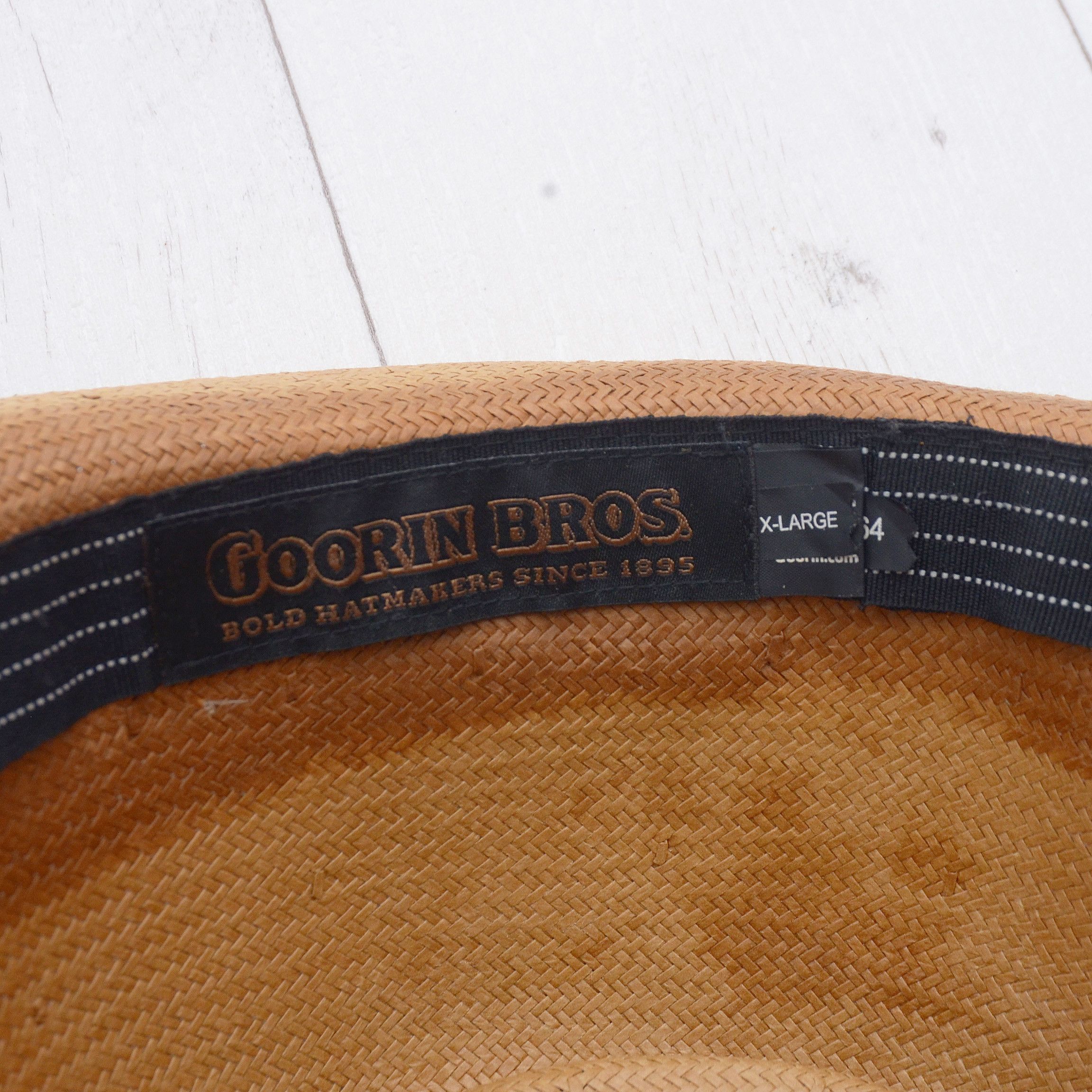 Goorin Bros. Goorin Bros Panama Hat Straw Fedora Ribbon 100% Paper Size ONE SIZE - 8 Thumbnail