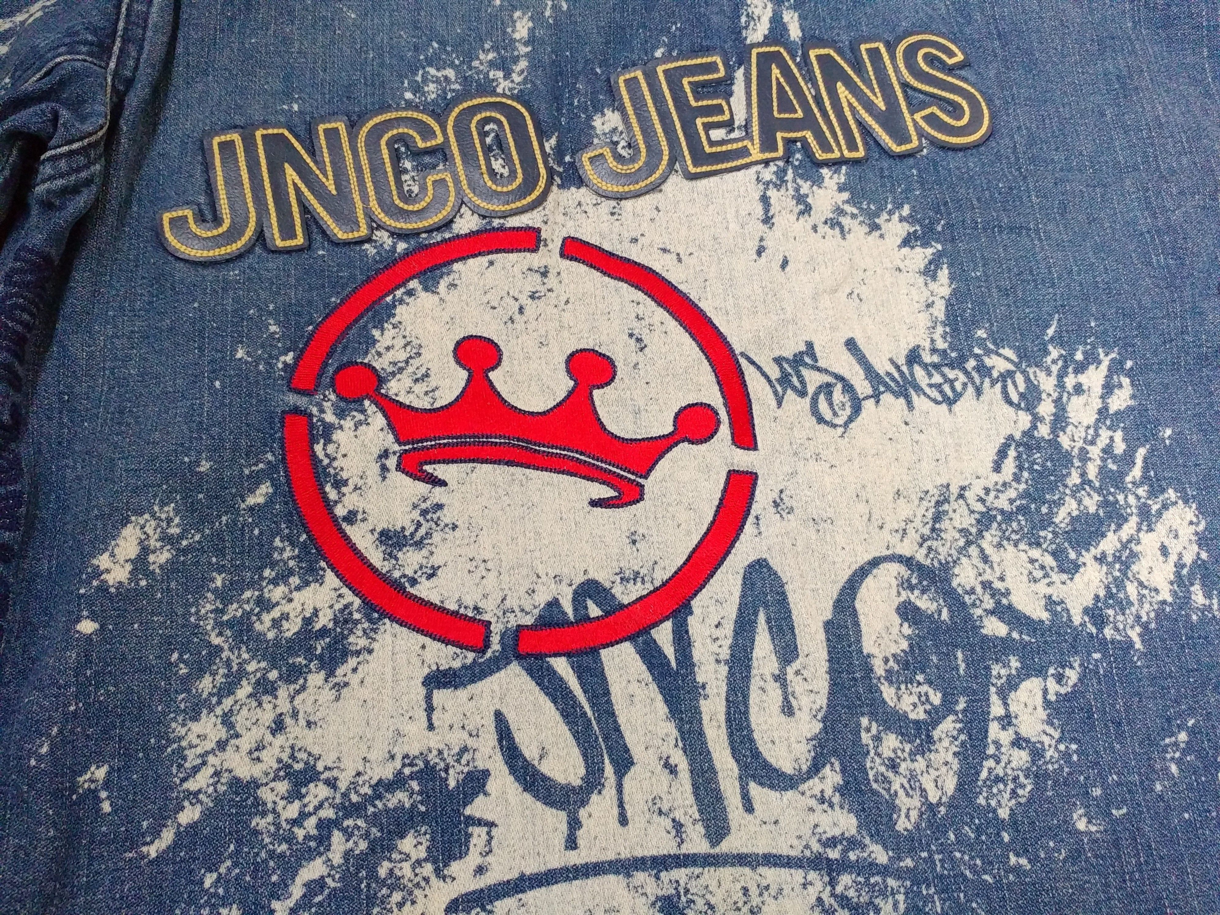 JNCO JNCO jeans jacket, 1990s denim, vintage skater 90s hip hop L Size US L / EU 52-54 / 3 - 5 Thumbnail