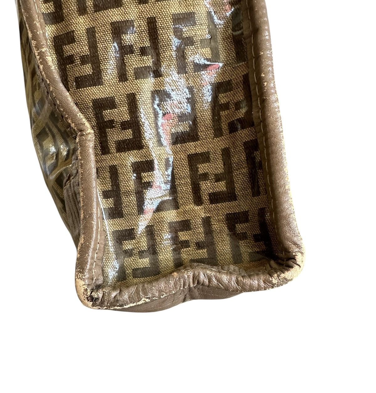 Fendi Fendi monogram leather tote bag Size ONE SIZE - 3 Thumbnail