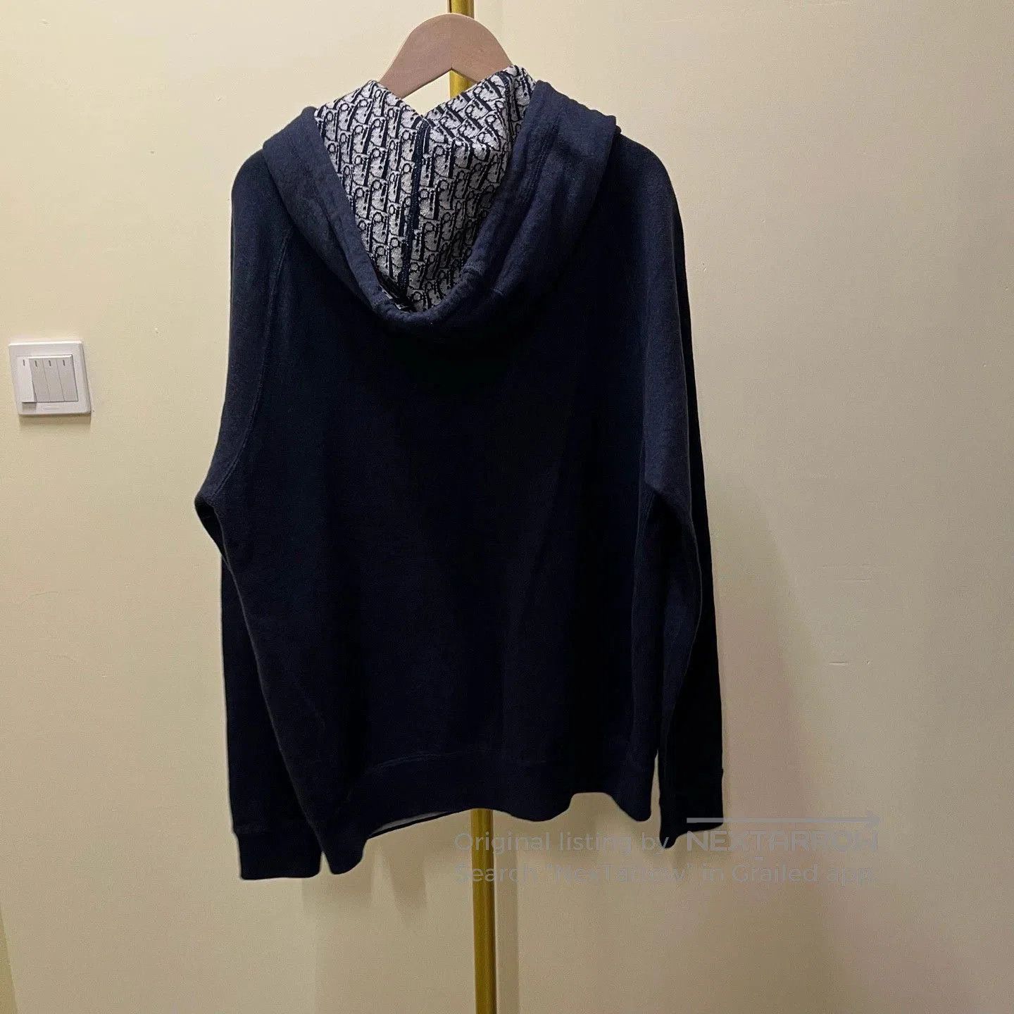 Dior dior blue hooded logo sweatshirt jacket. Size US M / EU 48-50 / 2 - 3 Thumbnail