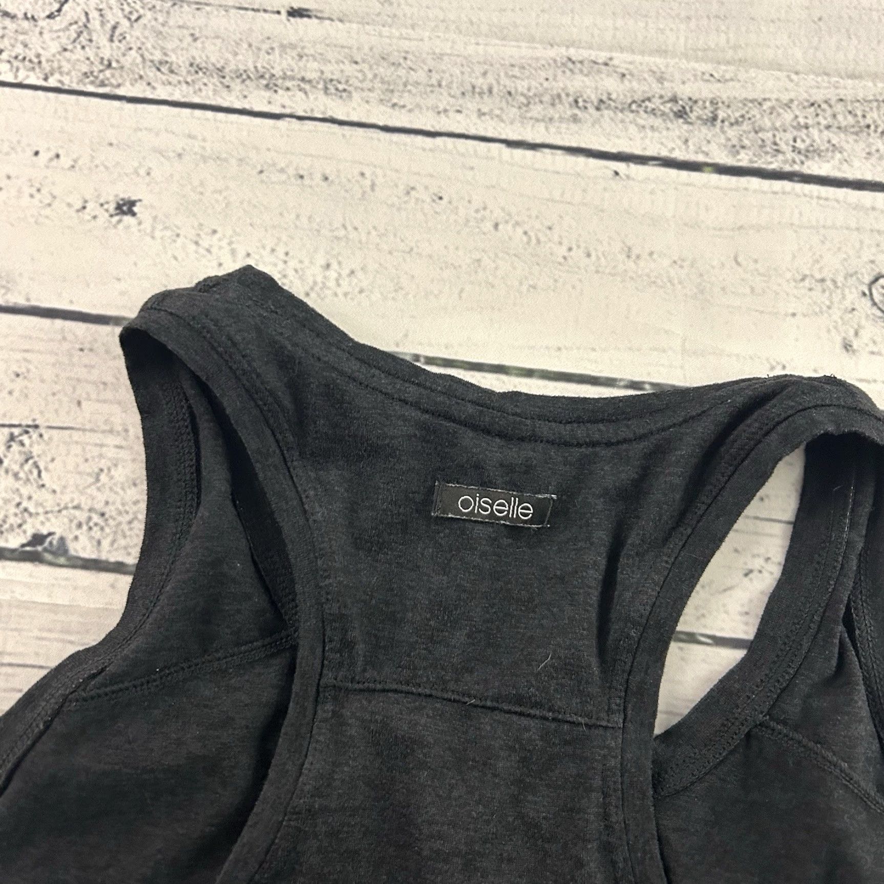 Vintage Oiselle Tank Women's 6 Sleeveless Dark Gray Tank Top Sleeveless Gray 6 Women Size M / US 6-8 / IT 42-44 - 5 Thumbnail