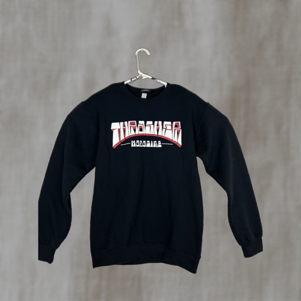 Thrasher Thrasher Mens Small Black Pullover Crewneck Sweatshirt Graffiti Style Size US S / EU 44-46 / 1 - 1 Thumbnail