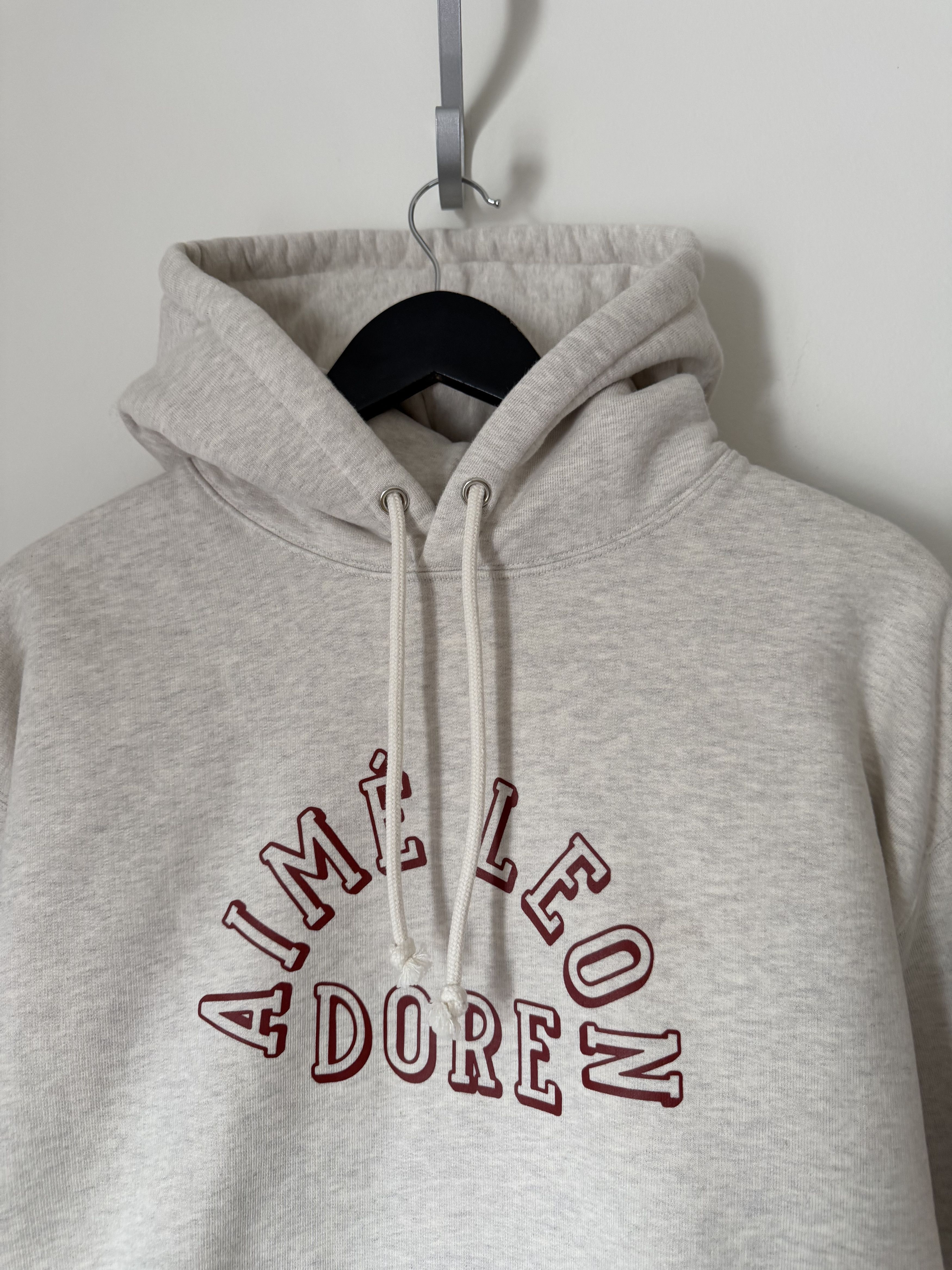 Aime Leon Dore Aime Leon Dore Collegiate Logo Hoodie in Oatmeal Size US XL / EU 56 / 4 - 2 Thumbnail