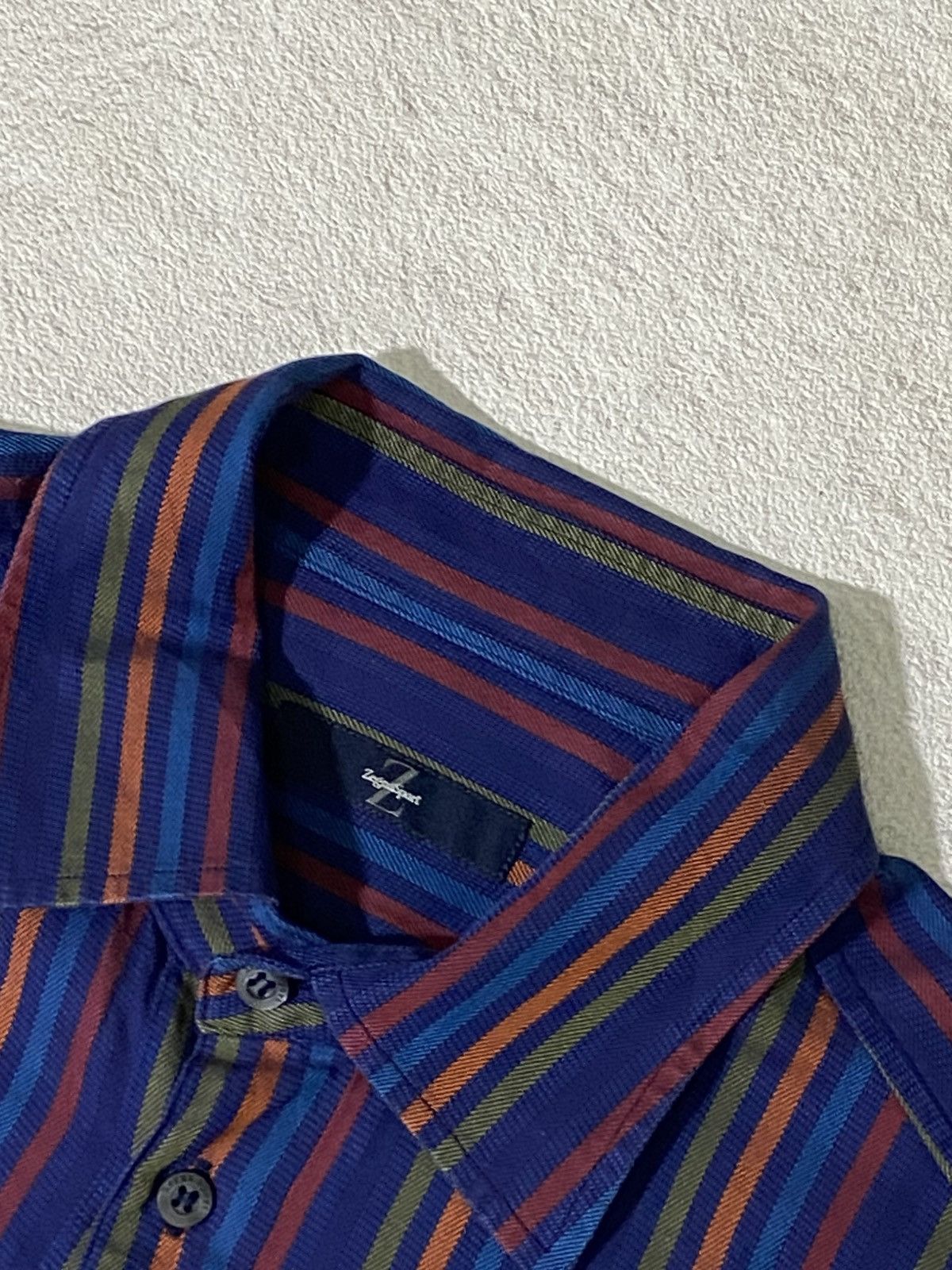 Ermenegildo Zegna RARE❤️‍🔥 Vintage Ermenegildo Zegna sport shirt Size US XL / EU 56 / 4 - 4 Thumbnail