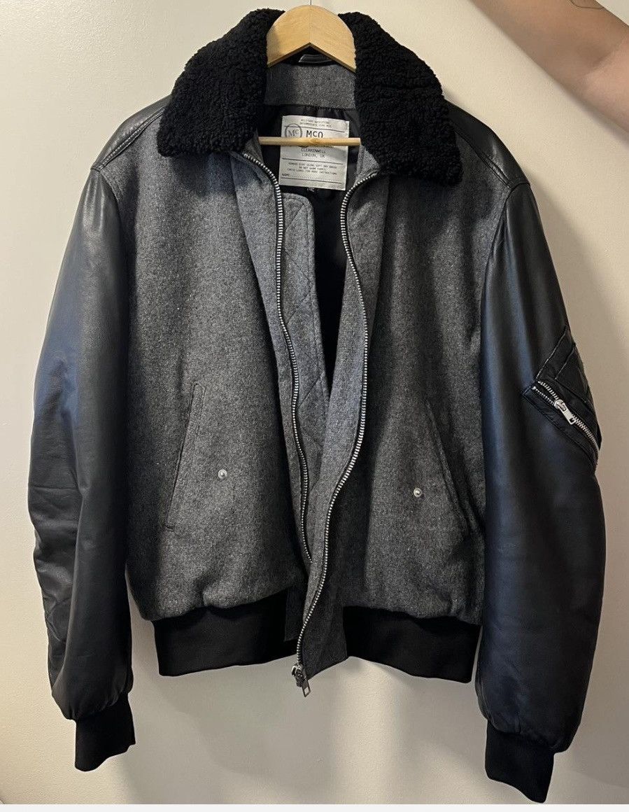 Alexander McQueen Alexander McQueen McQ line lambs skin bomber jacket Size US L / EU 52-54 / 3 - 1 Thumbnail