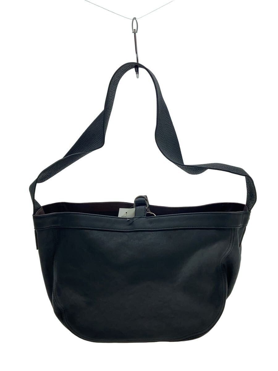 Taiga Takahashi Black Leather Newsboy Bag Size ONE SIZE - 1 Thumbnail