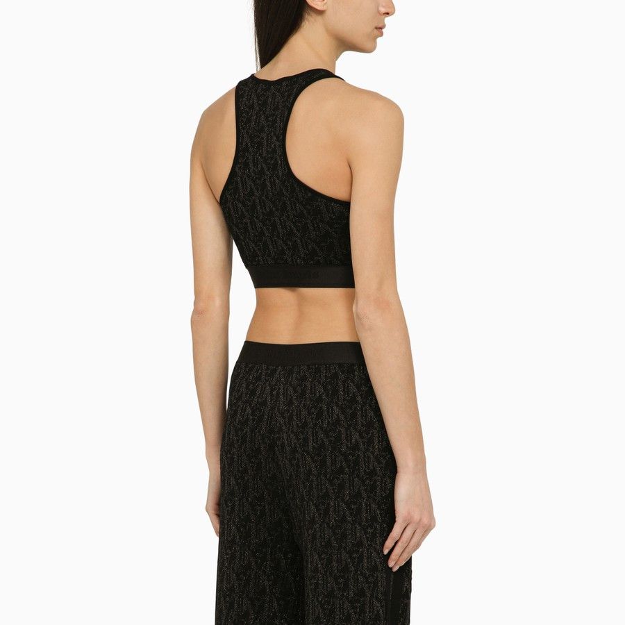 Palm Angels o1d2blof0924 Viscose Tops In Black Size M / US 6-8 / IT 42-44 - 3 Thumbnail