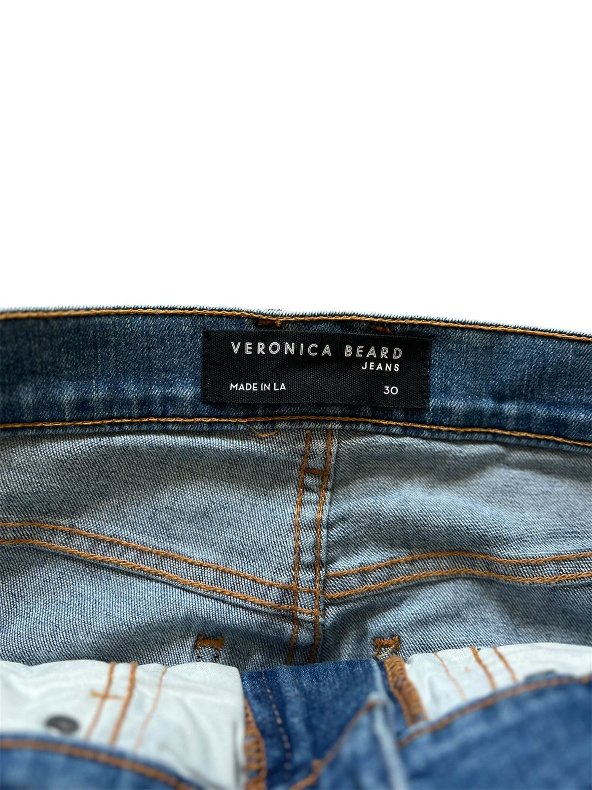 Veronica Beard Veronica Beard Carson Ankle Flare High Rise Jeans | Size 30 Size 30" / US 8 / IT 44 - 3 Thumbnail