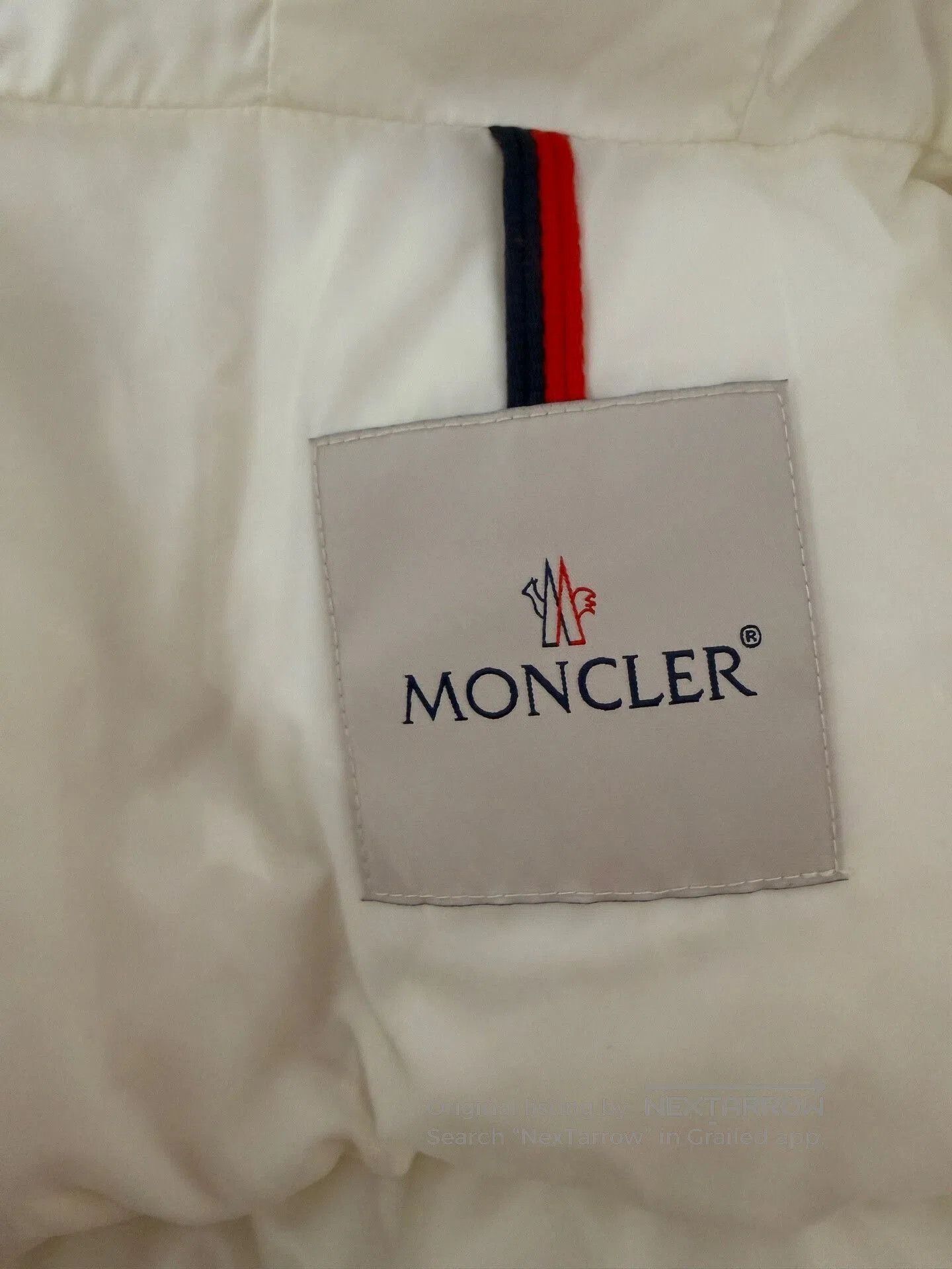 Moncler Moncler Long White Down Jacket. Size XS / US 0-2 / IT 36-38 - 5 Thumbnail