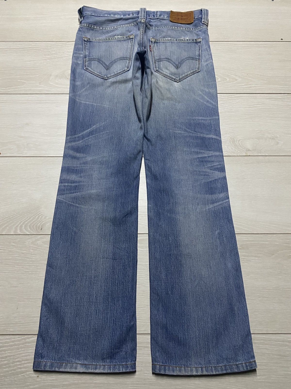 Levi's Vintage Levis 511 Faded Wash Slim Fit Distressed Jeans Size US 29 - 2 Thumbnail