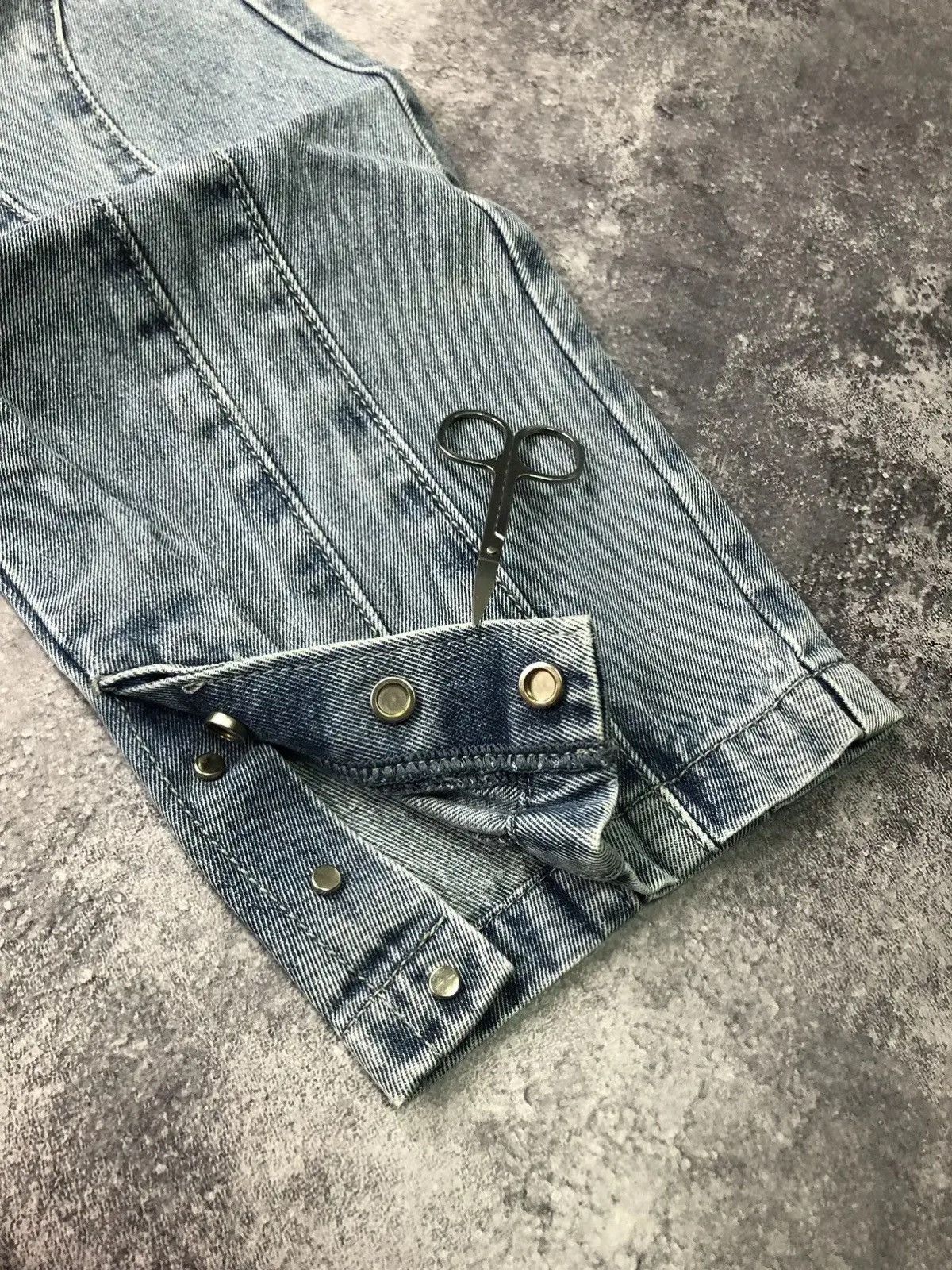 Maniere De Vior MANIERE DE VOIR Vintage Hype Avantgarde Jeans Striped Y2k Size 26" / US 2 / IT 38 - 6 Thumbnail