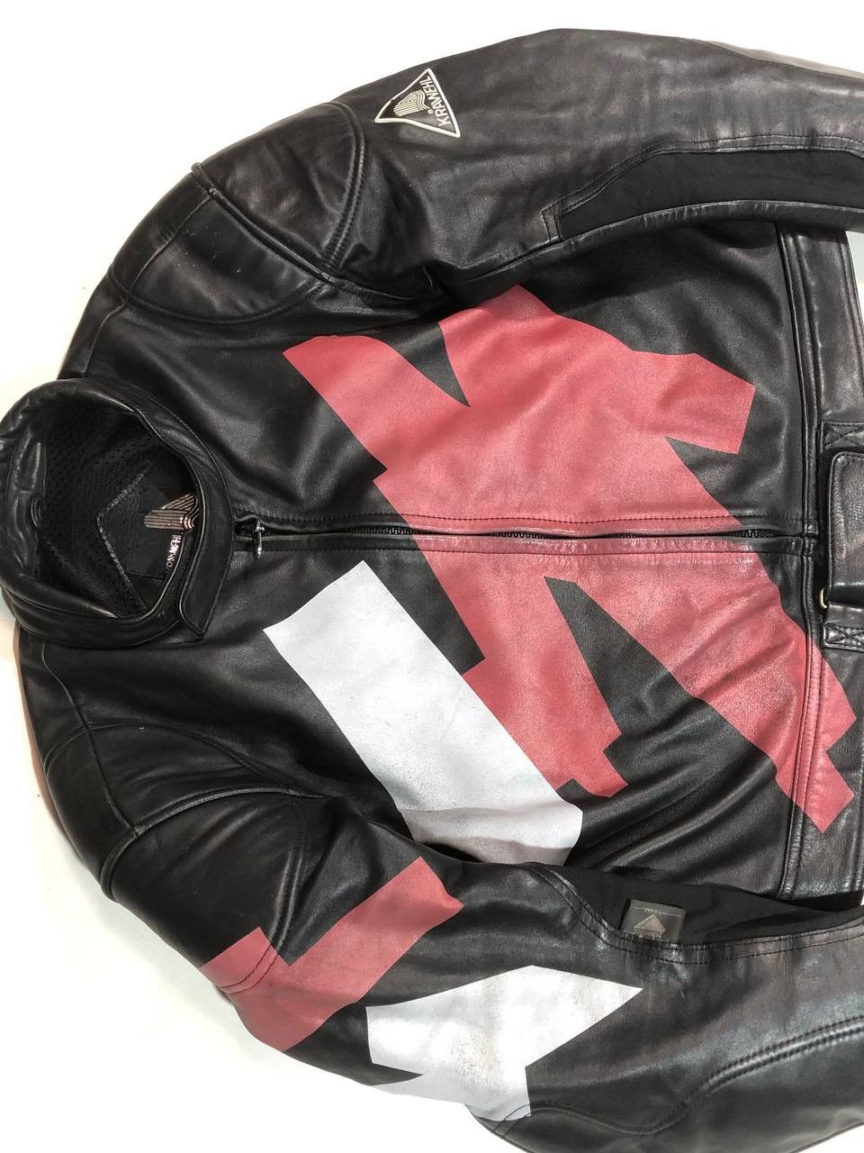 Vintage Krawehl Avangarde Racing Moto Leather Jacket Vintage Size US L / EU 52-54 / 3 - 9 Thumbnail
