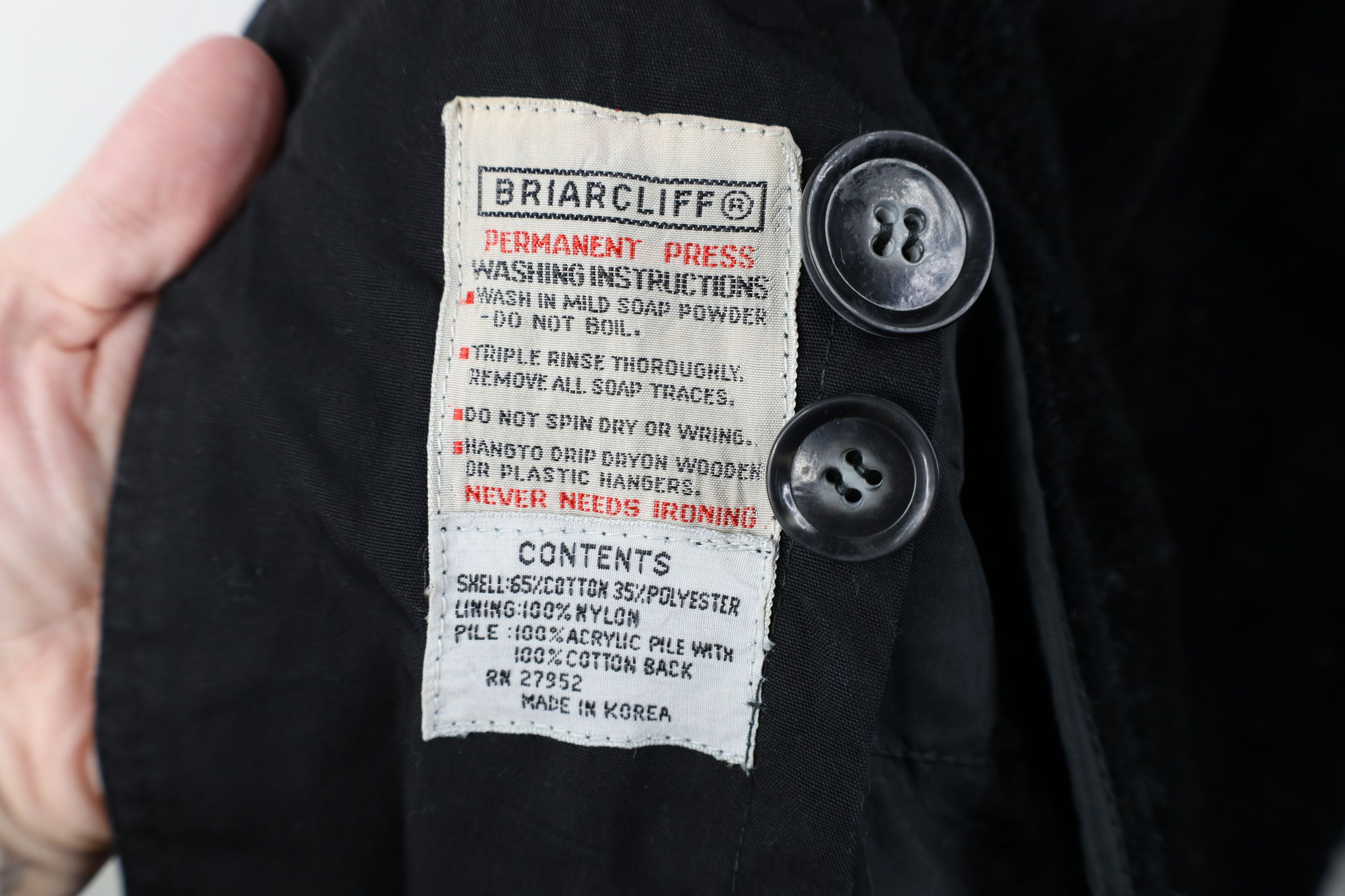 Vintage Vintage 70s Streetwear Lined Trench Coat Rain Jacket Black Size US XXL / EU 58 / 5 - 10 Thumbnail