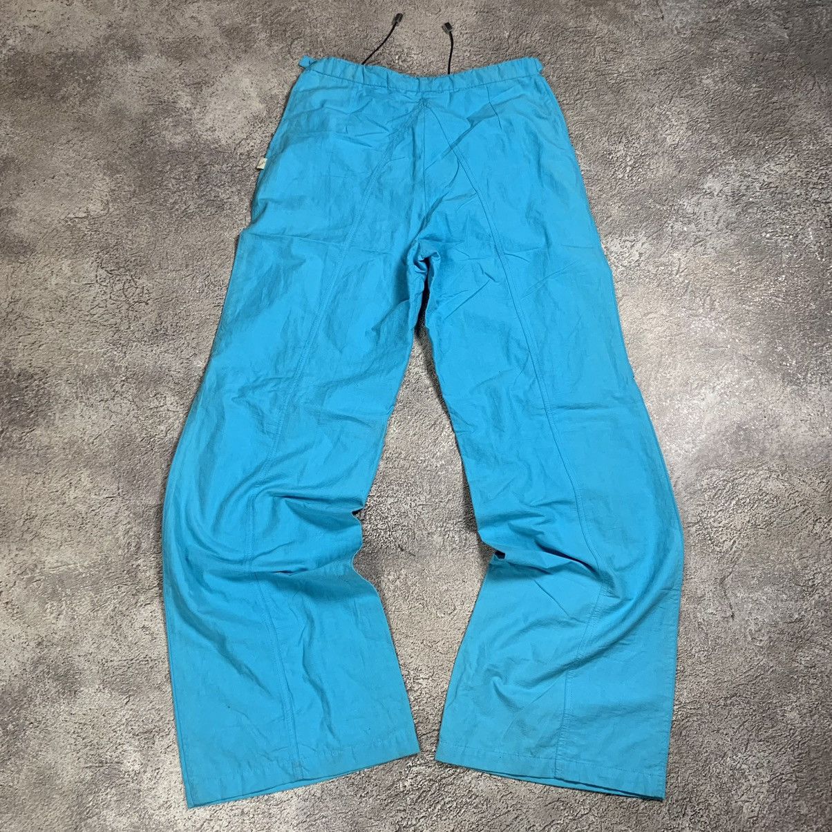 Vintage Vintage 90s Baggy Cargo Parachute Pants Bright Blue Y2K 30 Size 30" / US 8 / IT 44 - 6 Thumbnail