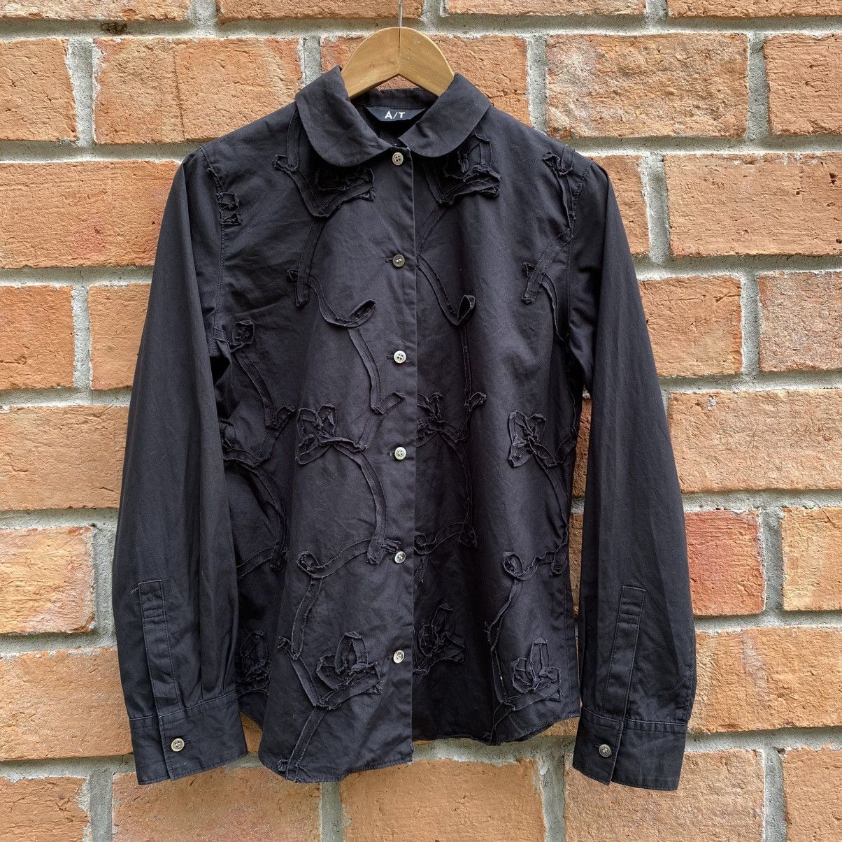 Japanese Brand A/T ATSURO TAYAMA Black Long Sleeve Shirt Size M / US 6-8 / IT 42-44 - 13 Thumbnail