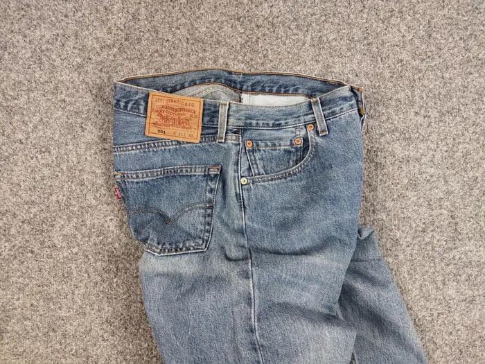 Levi's Vintage 80's Levis 501 Jeans Made USA Perfect Faded Denim Size US 33 - 18 Thumbnail