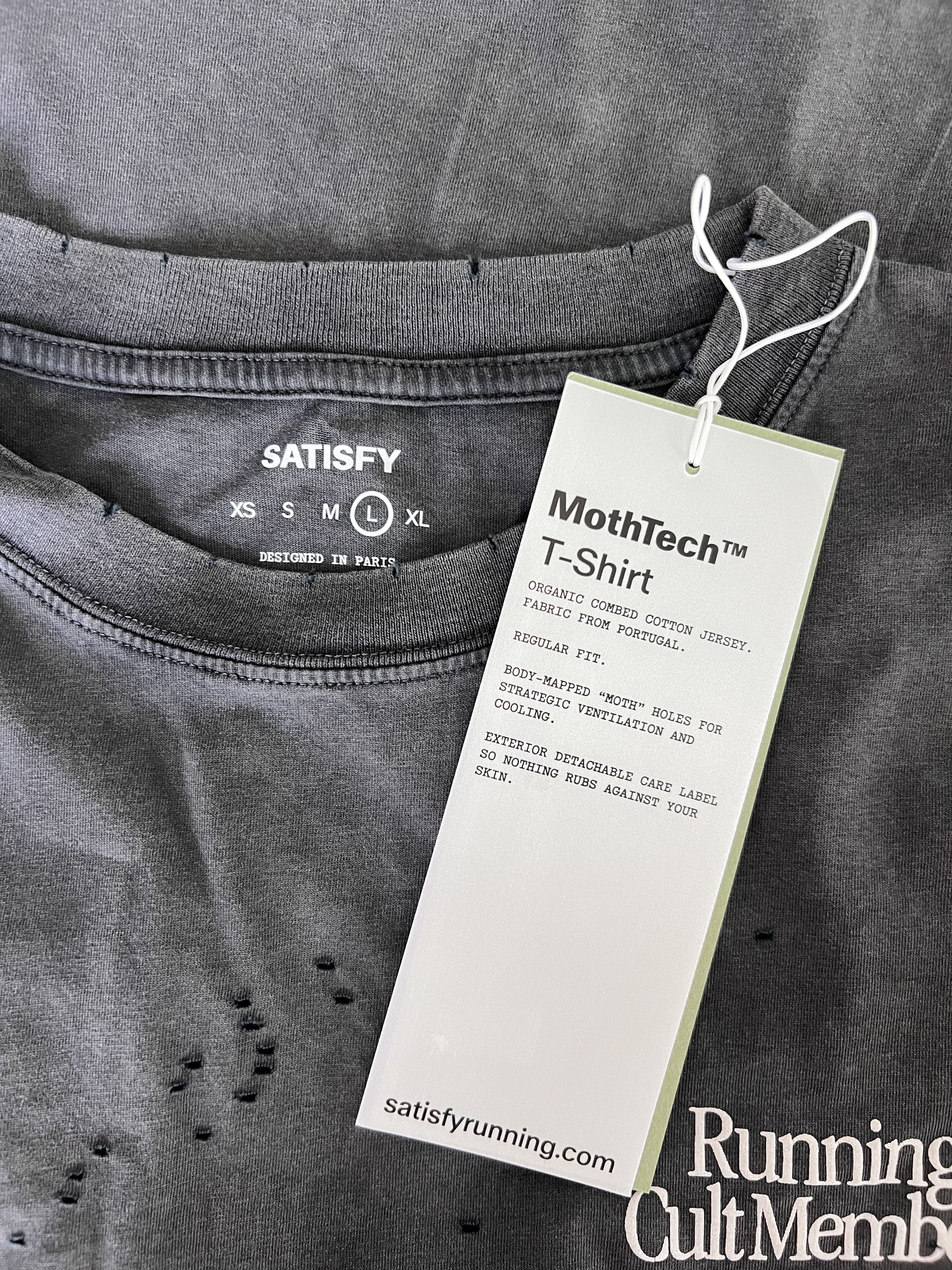 Satisfy Satisfy Running Cult Member Mothtech Tee in Black Size US L / EU 52-54 / 3 - 7 Thumbnail