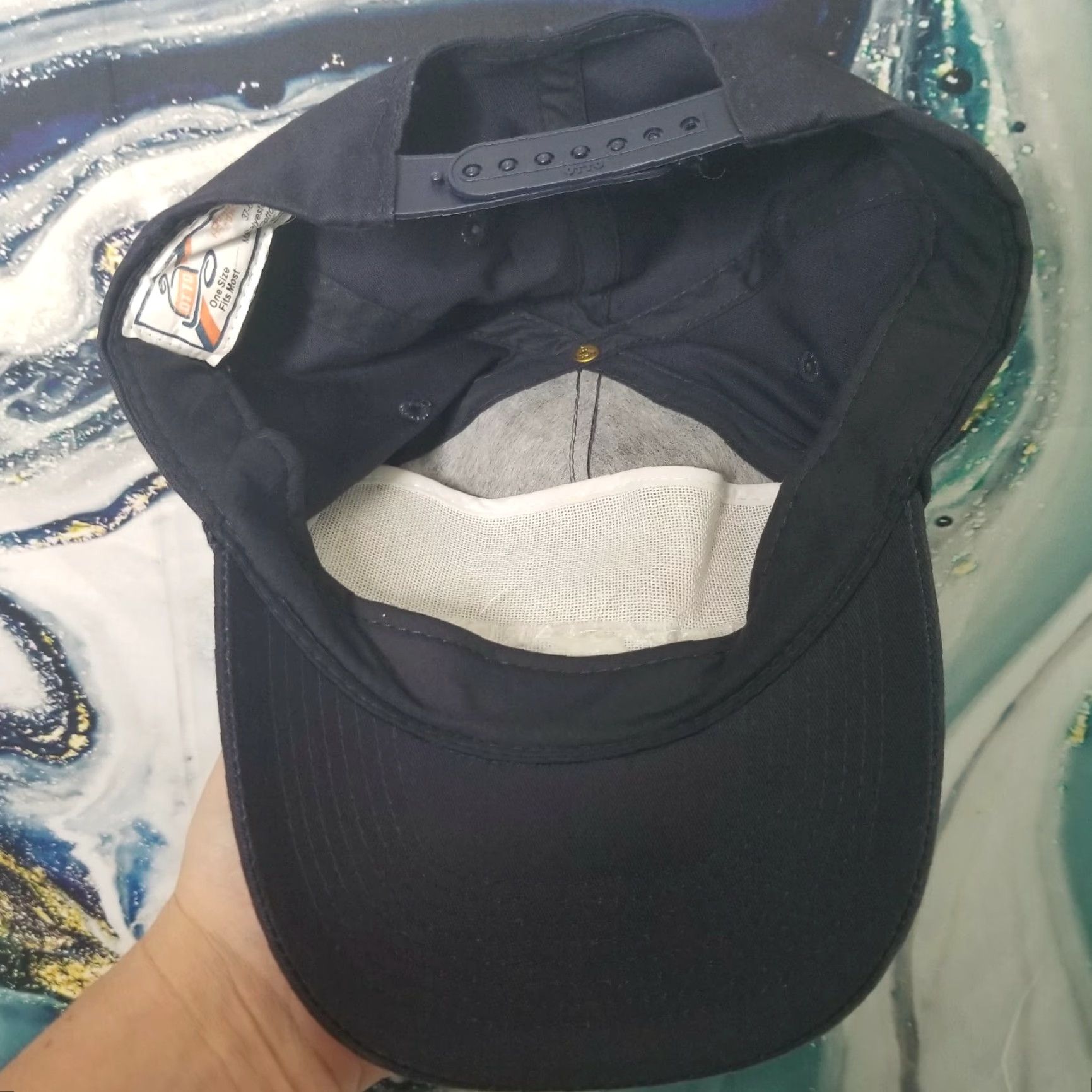 Vintage VINTAGE Otto Old Bastard's Club Snapback Baseball Hat Adjustable Blue Hip Hop 1990s Mens Size ONE SIZE - 6 Thumbnail