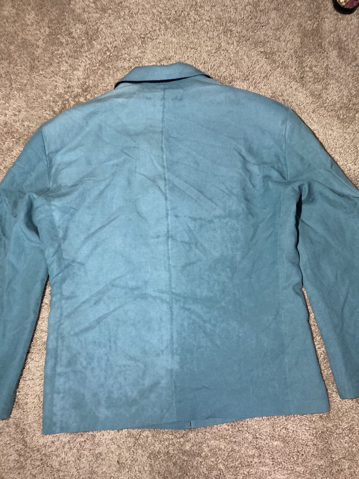 Martine Rose New SS24 Martine Rose Sun Bleached Teal Blazer Jacket 2024 Size 46R - 10 Thumbnail