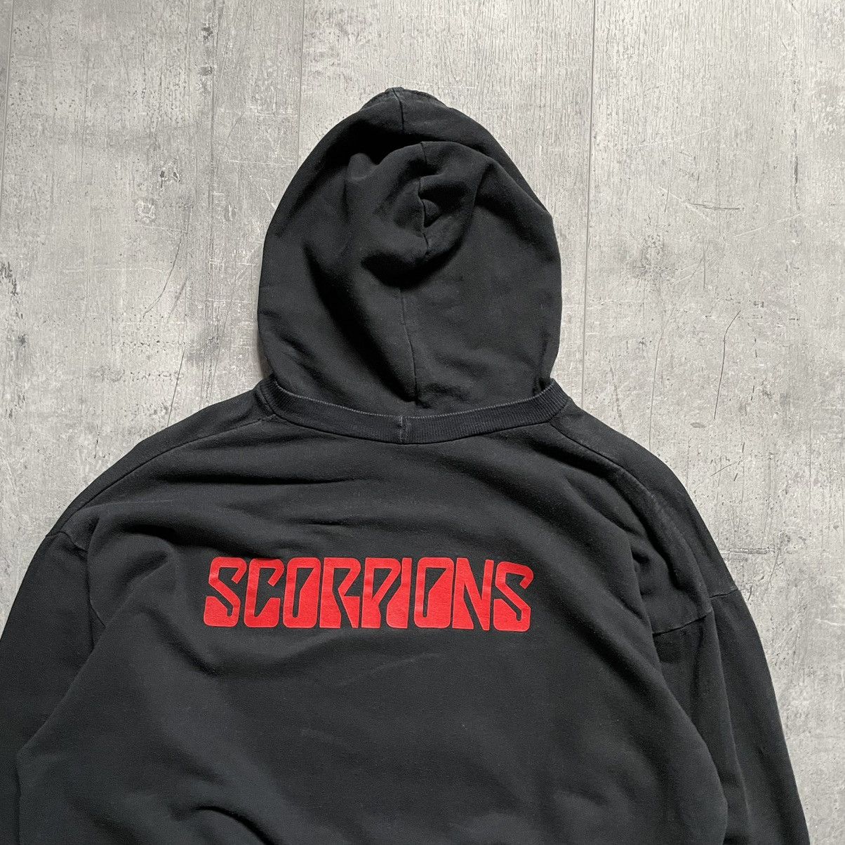 Band Tees Vintage 90s Scorpions Band Washed Hoodie Size US M / EU 48-50 / 2 - 15 Thumbnail