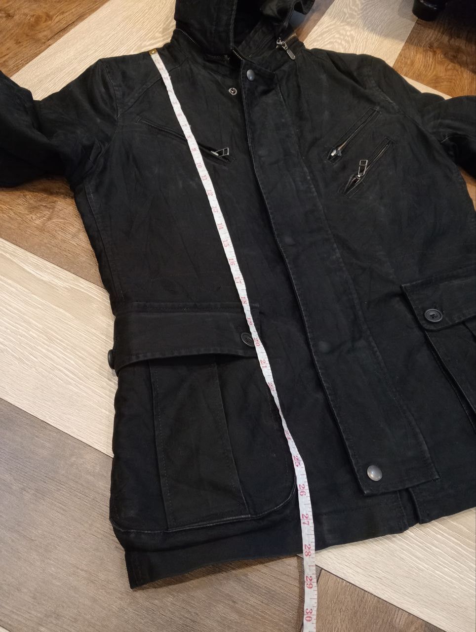 Japanese Brand RUPERT EDGE JAPAN BLACK HOODED JACKET Size US L / EU 52-54 / 3 - 17 Thumbnail
