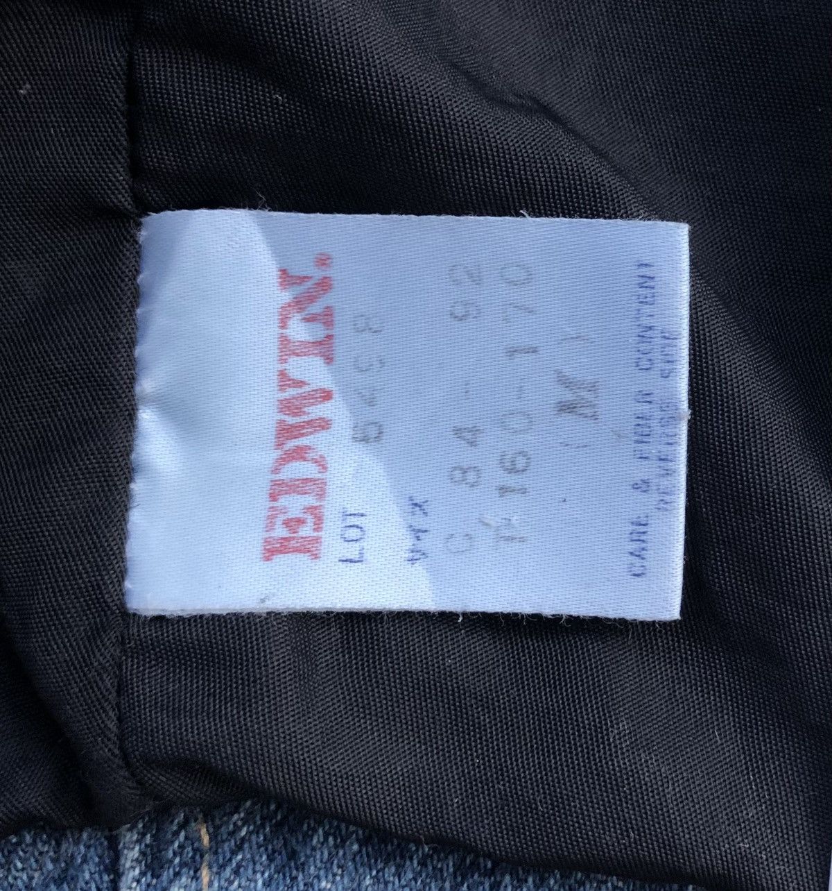 Edwin VTG Edwin Motorcycle Rider Double Fur Collar Denim Jacket Size US M / EU 48-50 / 2 - 19 Thumbnail