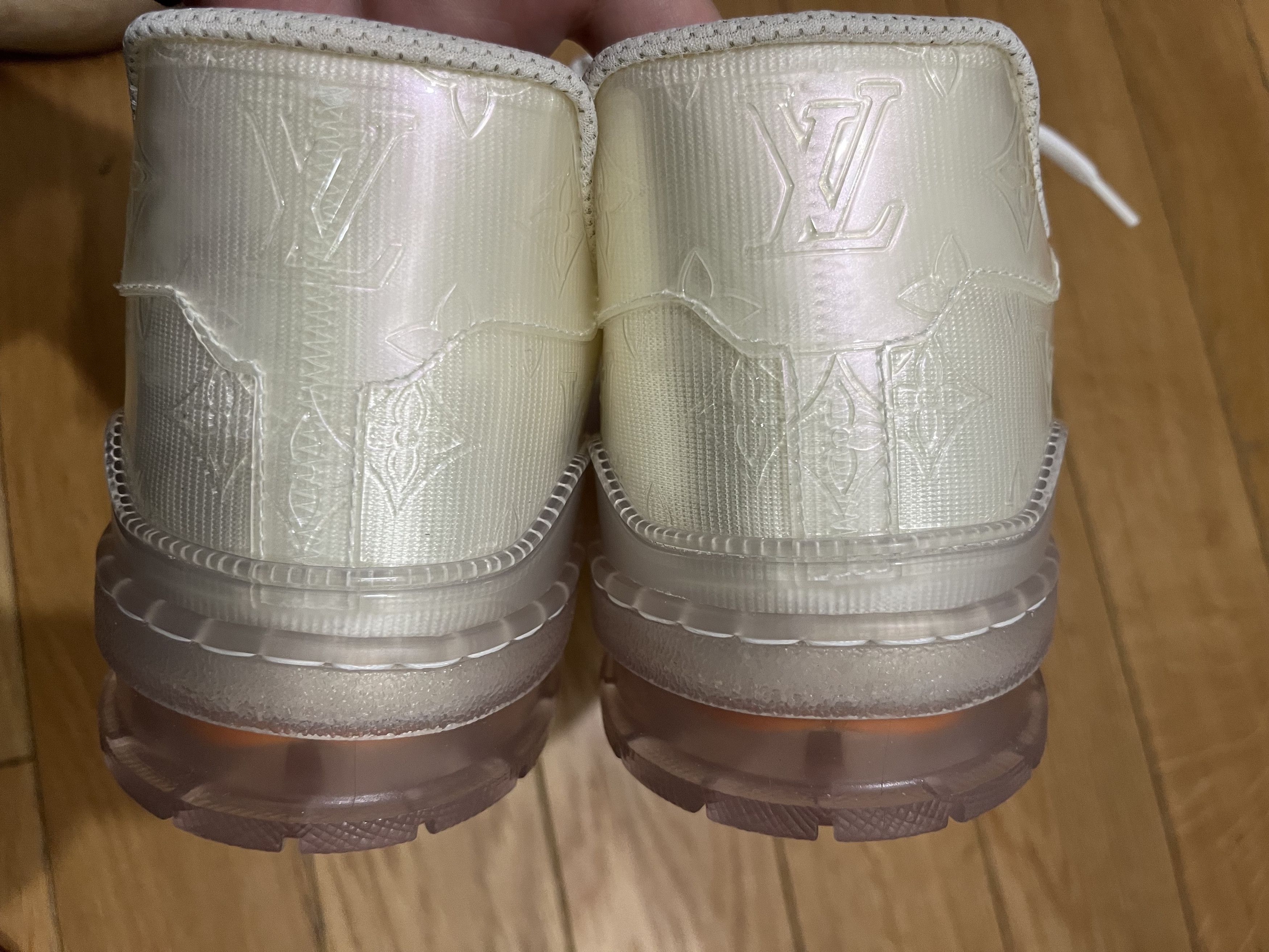 Louis Vuitton LV Trainer white transparent Size US 13 / EU 46 - 4 Thumbnail