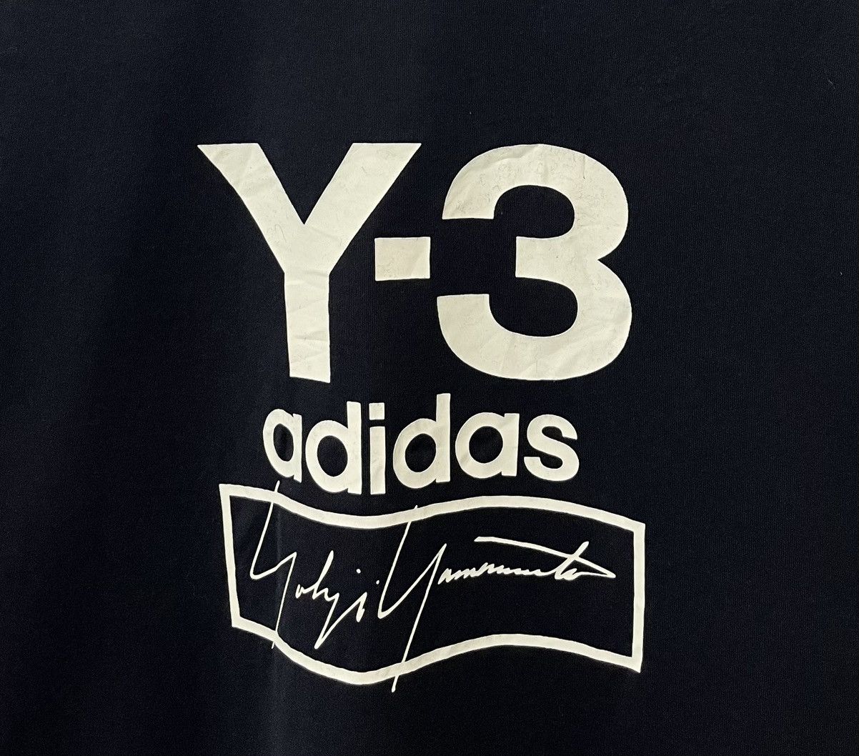 Adidas × Y-3 ADIDAS Y3 YOHJI YAMAMOTO STACKED LOGO STREETWEAR TSHIRT TEE Size US M / EU 48-50 / 2 - 7 Thumbnail