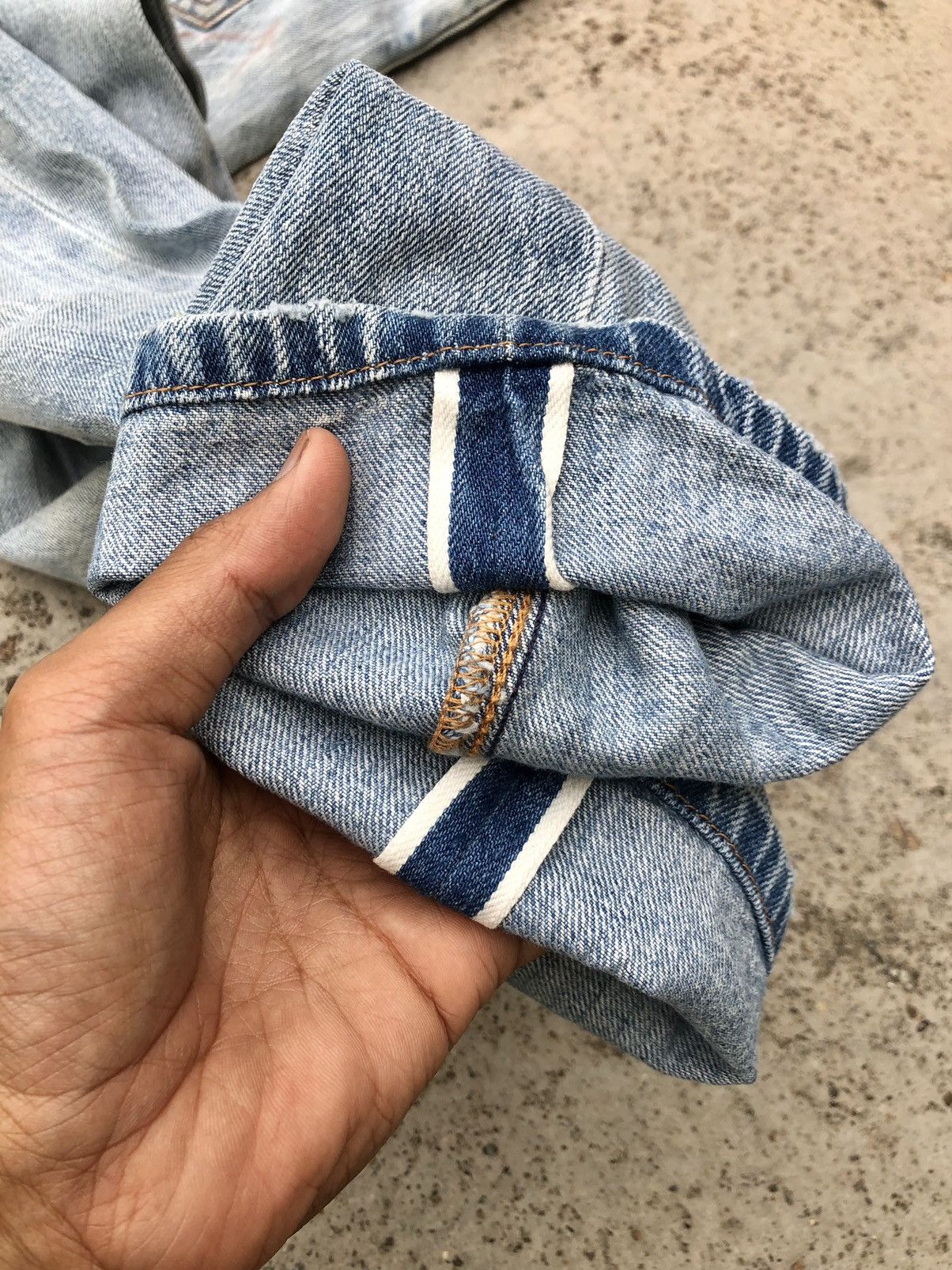 Levi's SELVEDGE LEVIS 501 DISTRESSED JEANS Size 30" / US 8 / IT 44 - 6 Thumbnail