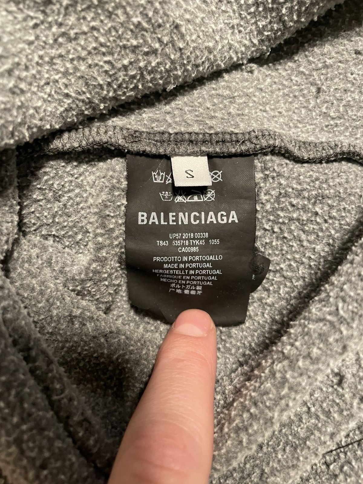 Balenciaga Balenciaga Europa Oversized Hoodie Size US S / EU 44-46 / 1 - 11 Thumbnail