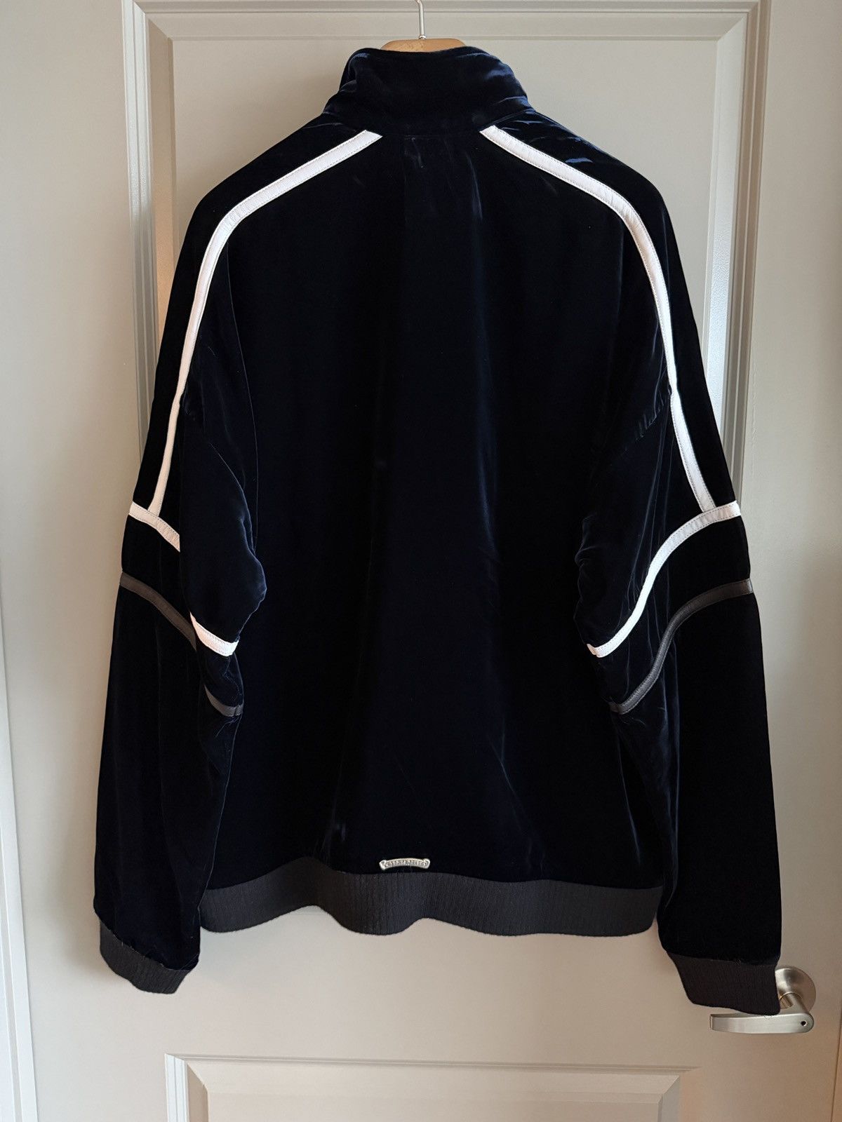 Chrome Hearts Chrome Hearts So It Goes Dark Navy Velour Jacket Sz XL Size US XL / EU 56 / 4 - 13 Thumbnail