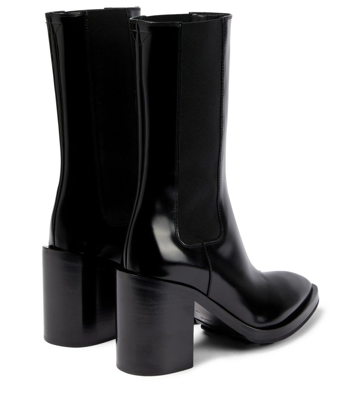 Jil Sander o1y1025 Leather Ankle Boots in Black Size US 8.5 / IT 38.5 - 3 Thumbnail