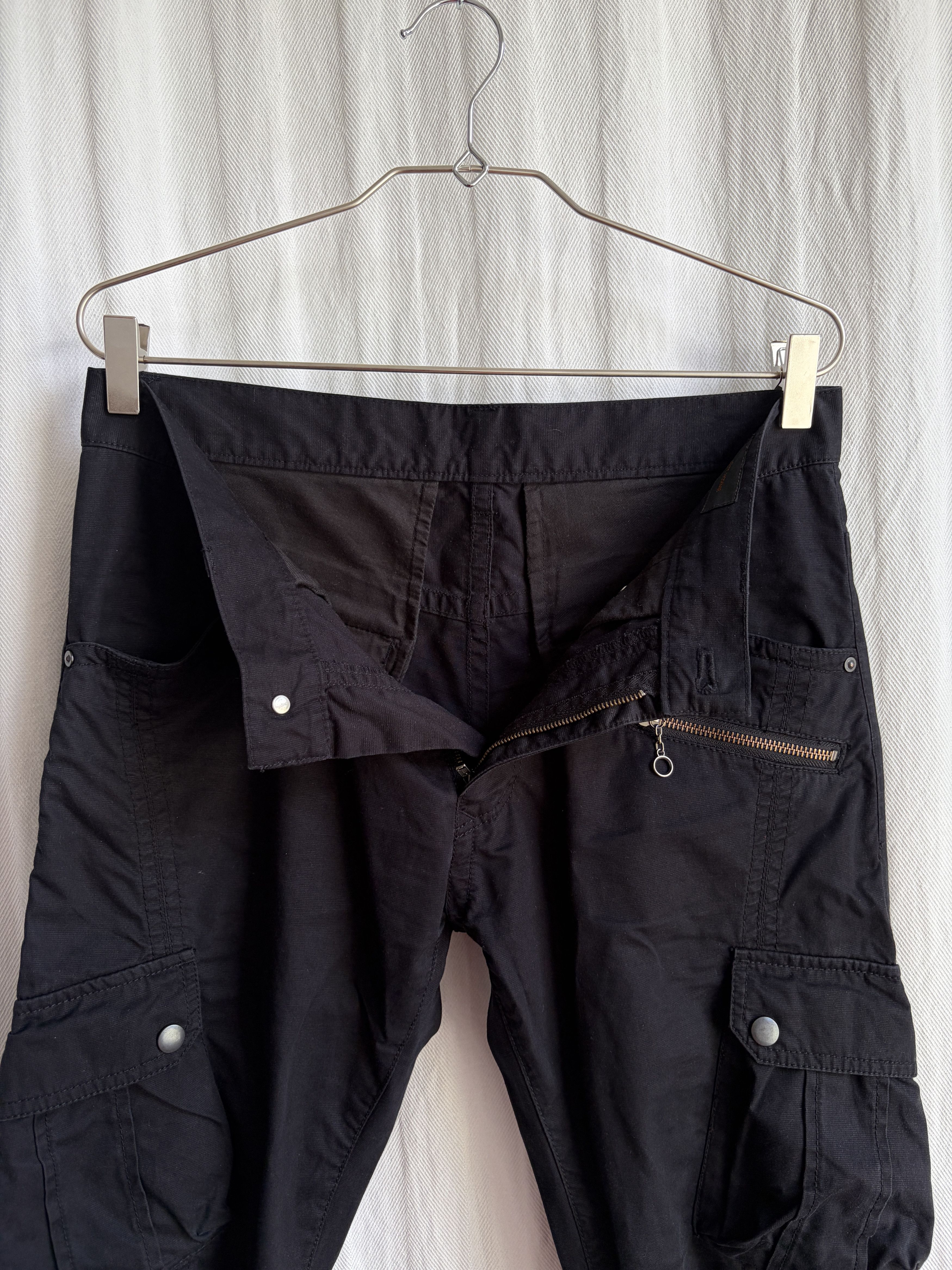 Tete Homme 90s Bondage Flared Cargo Pants Size US 30 / EU 46 - 11 Thumbnail