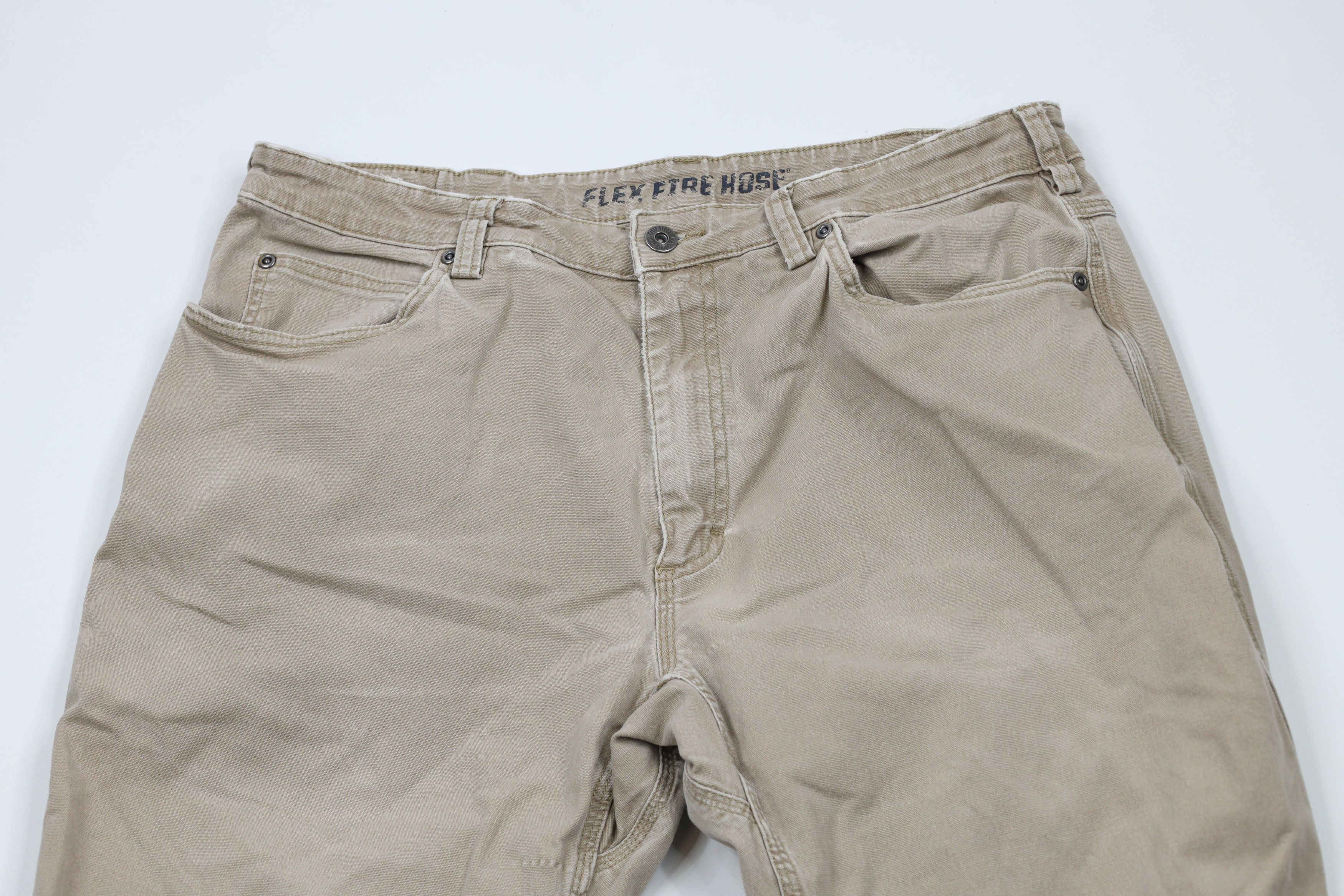 Duluth Trading Company × Vintage Duluth Trading Co Relaxed Fit Wide Leg Flex Firehose Pants Size US 36 / EU 52 - 2 Thumbnail