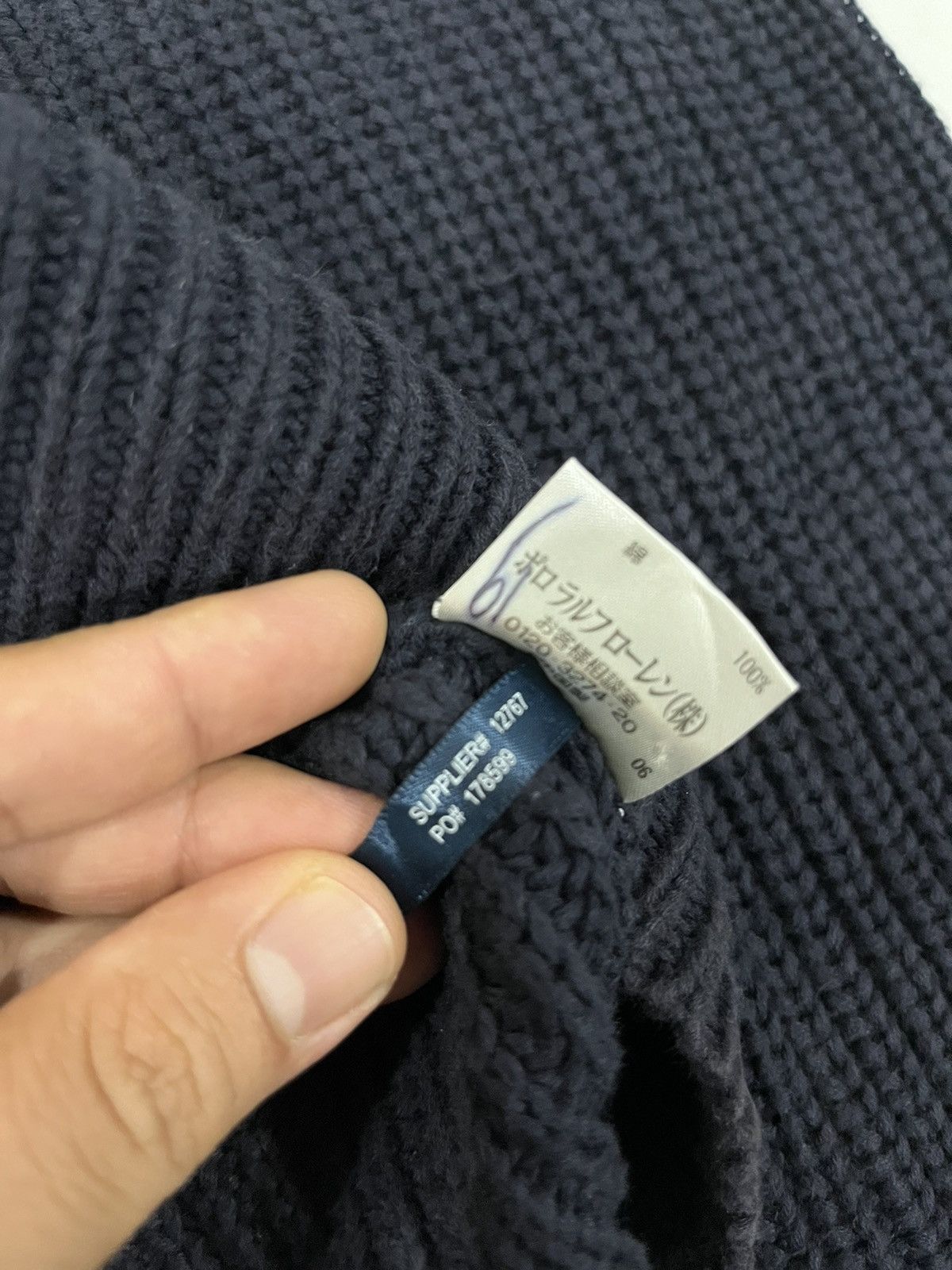 Polo Ralph Lauren × Vintage Polo Ralph Lauren Shawl Collar Knitwear Sweater Size XL Size US XL / EU 56 / 4 - 12 Thumbnail