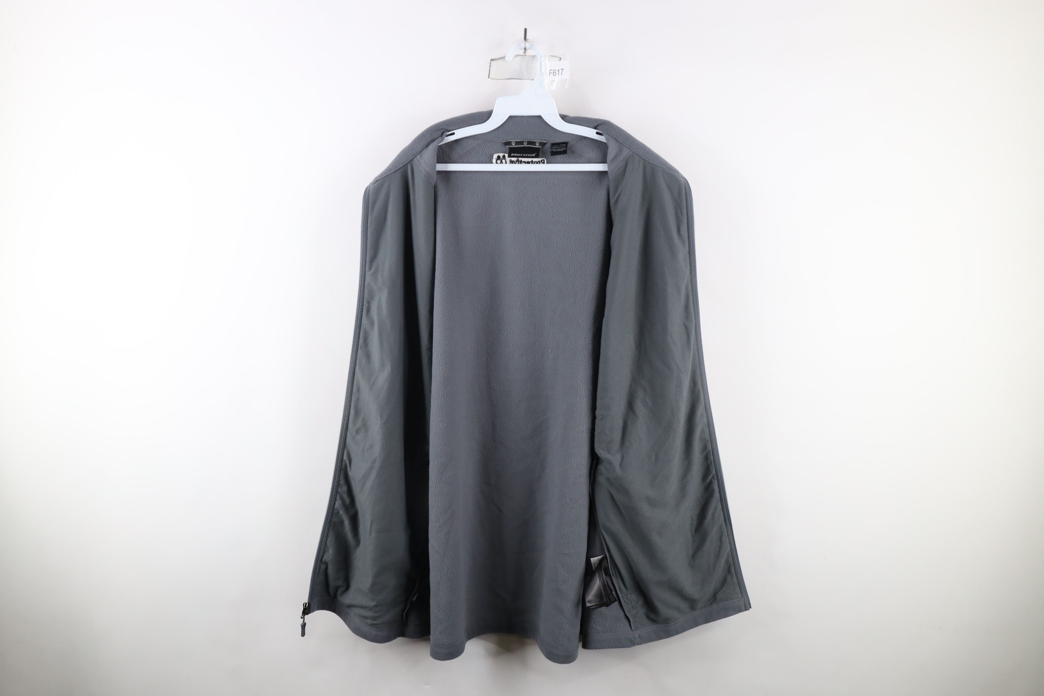 Marmot × Vintage Marmot Out Full Zip Fleece Vest Jacket Gray Polyester Size US XXL / EU 58 / 5 - 7 Thumbnail