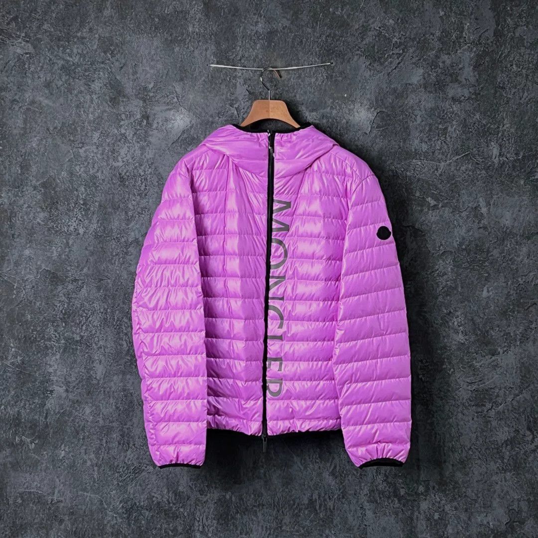 Moncler Moncler Down Purple Heavy Coat l Men Size US L / EU 52-54 / 3 - 1 Thumbnail