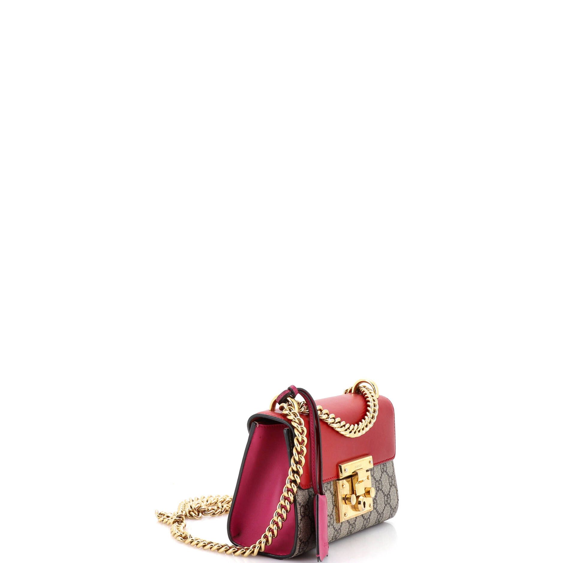 Gucci Padlock Shoulder Bag GG Coated Canvas and Leather Small Size ONE SIZE - 1 Thumbnail