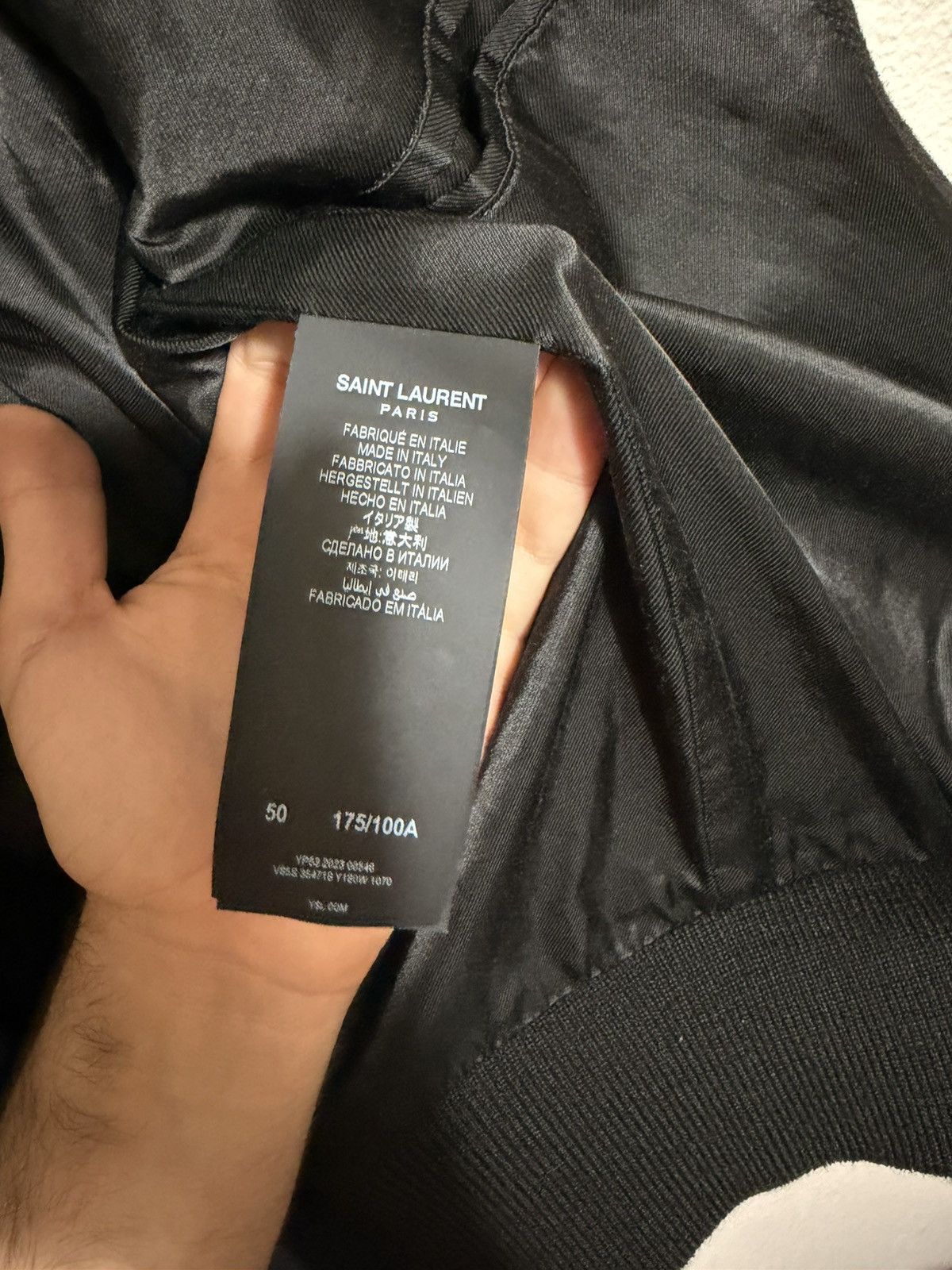 Saint Laurent Paris Saint Laurent Teddy Varsity Jacket Size US M / EU 48-50 / 2 - 4 Thumbnail